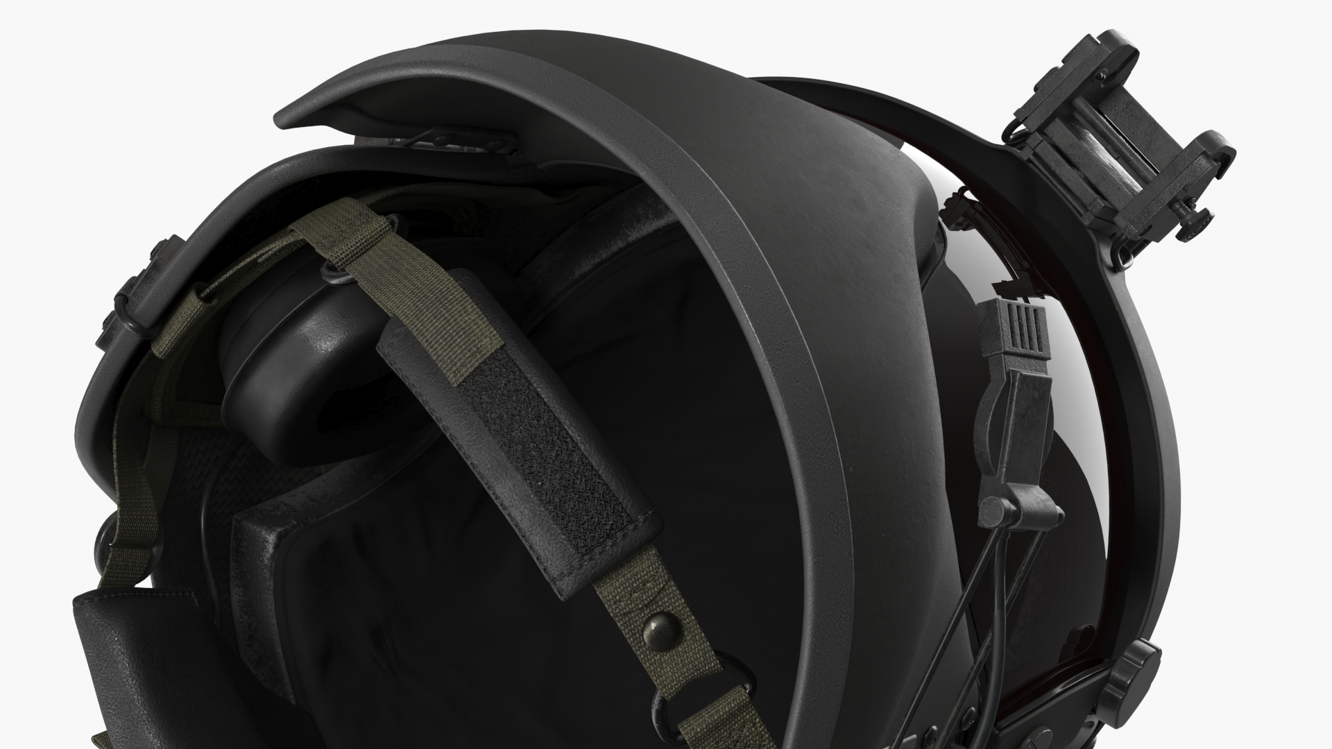Pilot Protective Helmet with Face Shield - view 5