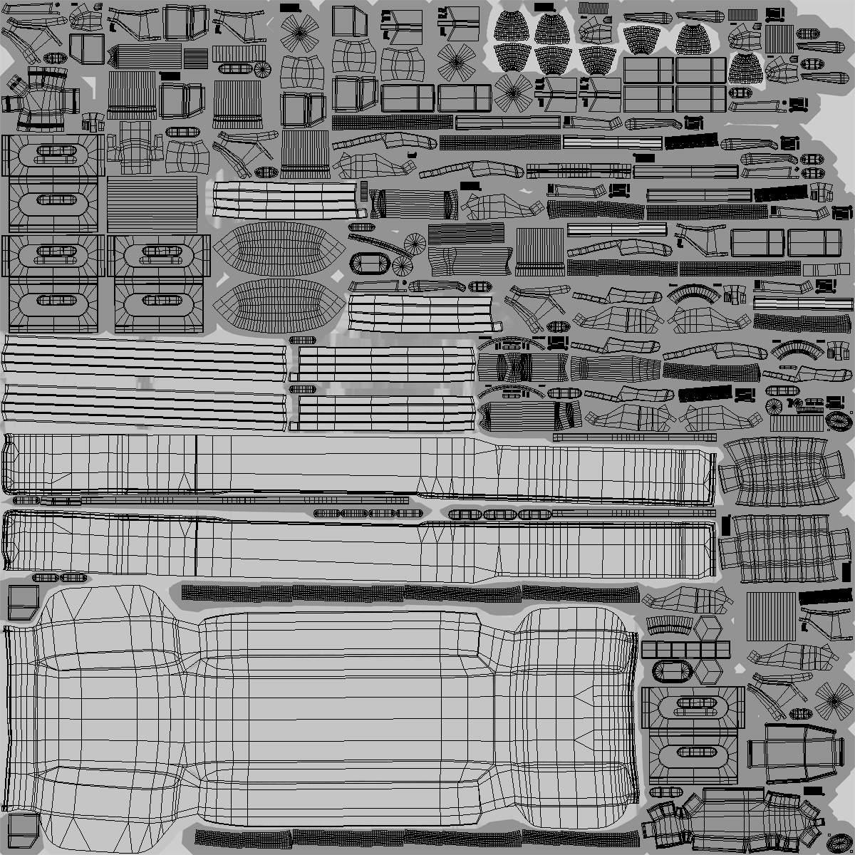 3D HMMWV TOW Missile Carrier M966 Camo Simple Interior