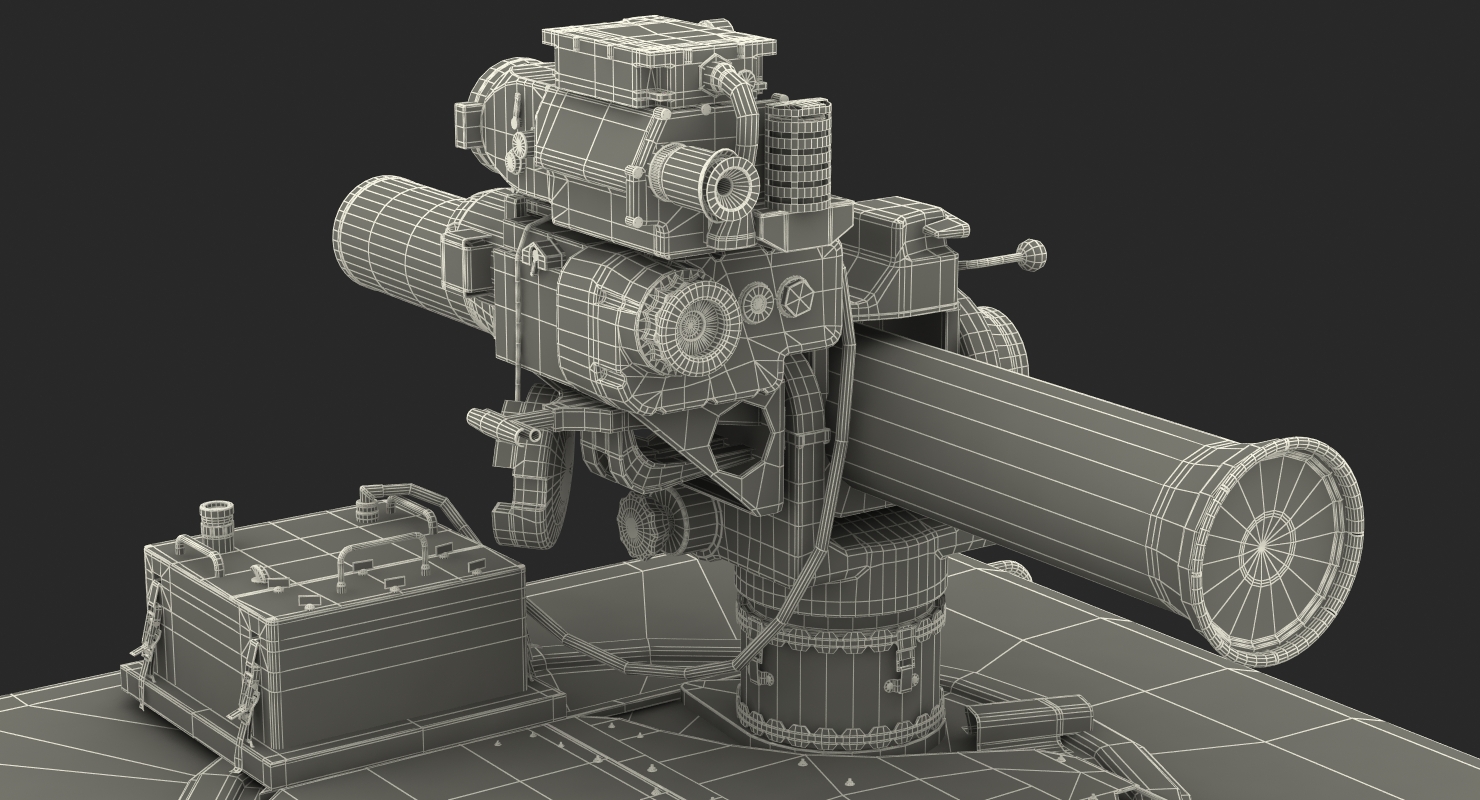 3D HMMWV TOW Missile Carrier M966 Camo Simple Interior