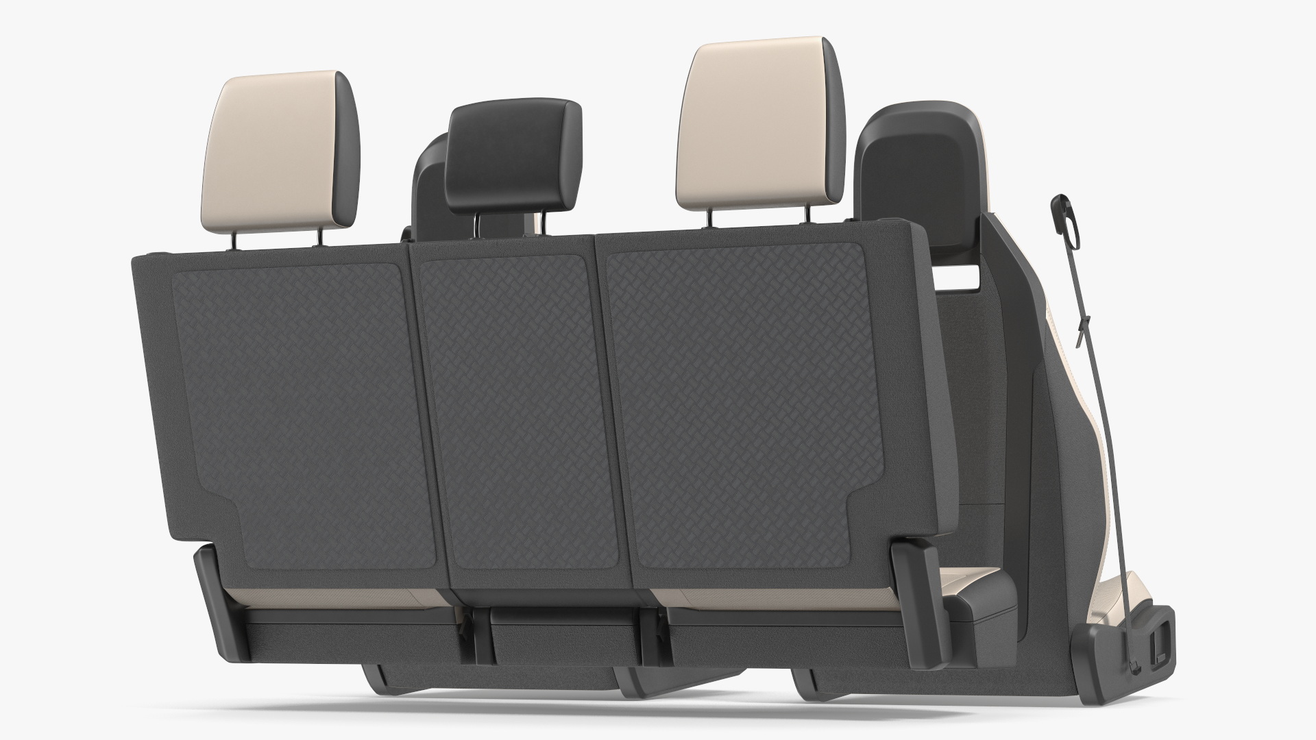 Vehicle Seat Set with Headrests Beige - view 7