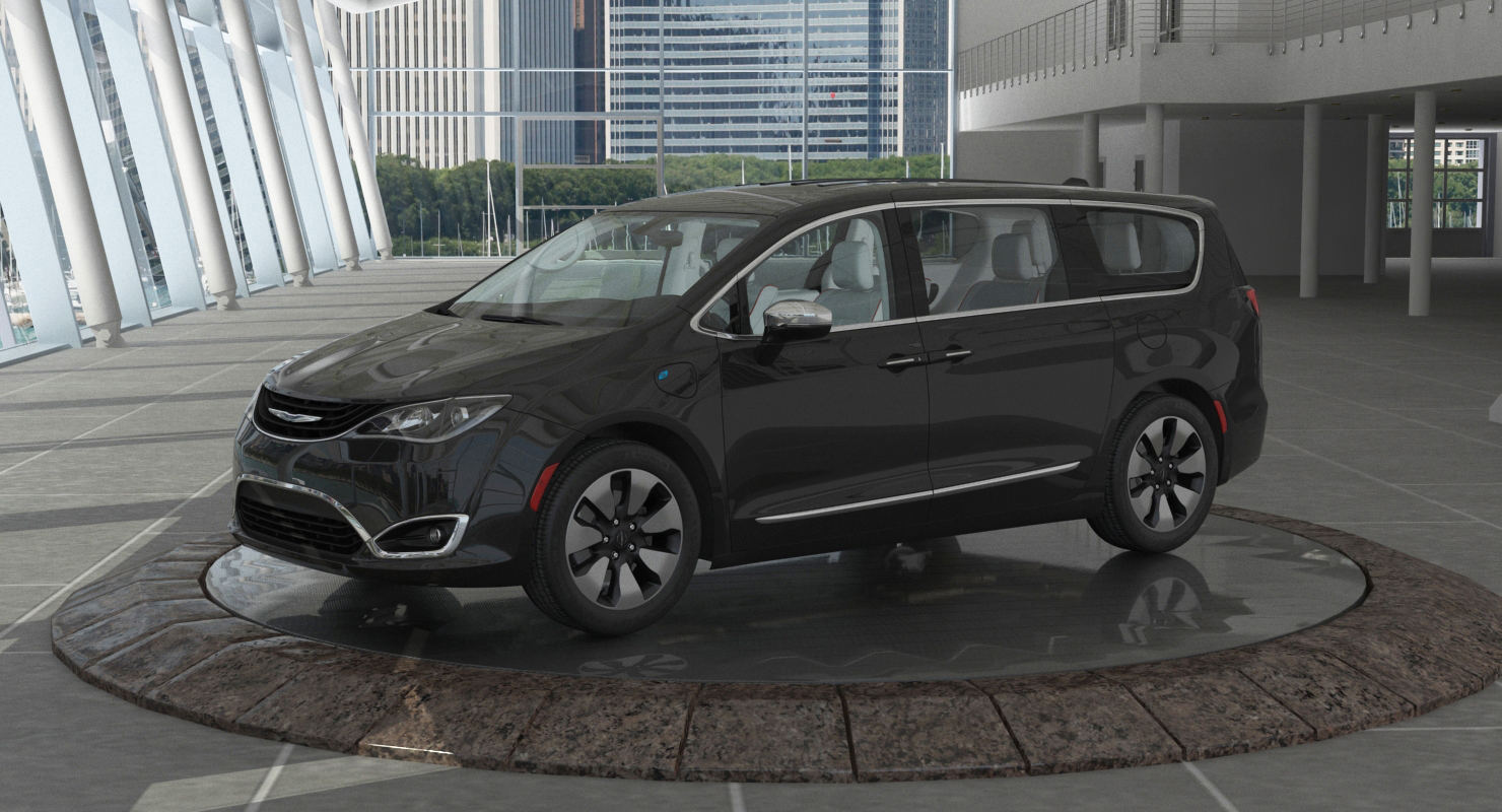 Chrysler Pacifica Rigged 3D model