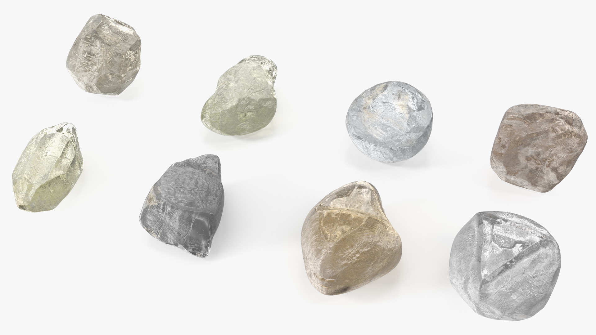 3D Uncut Diamond model