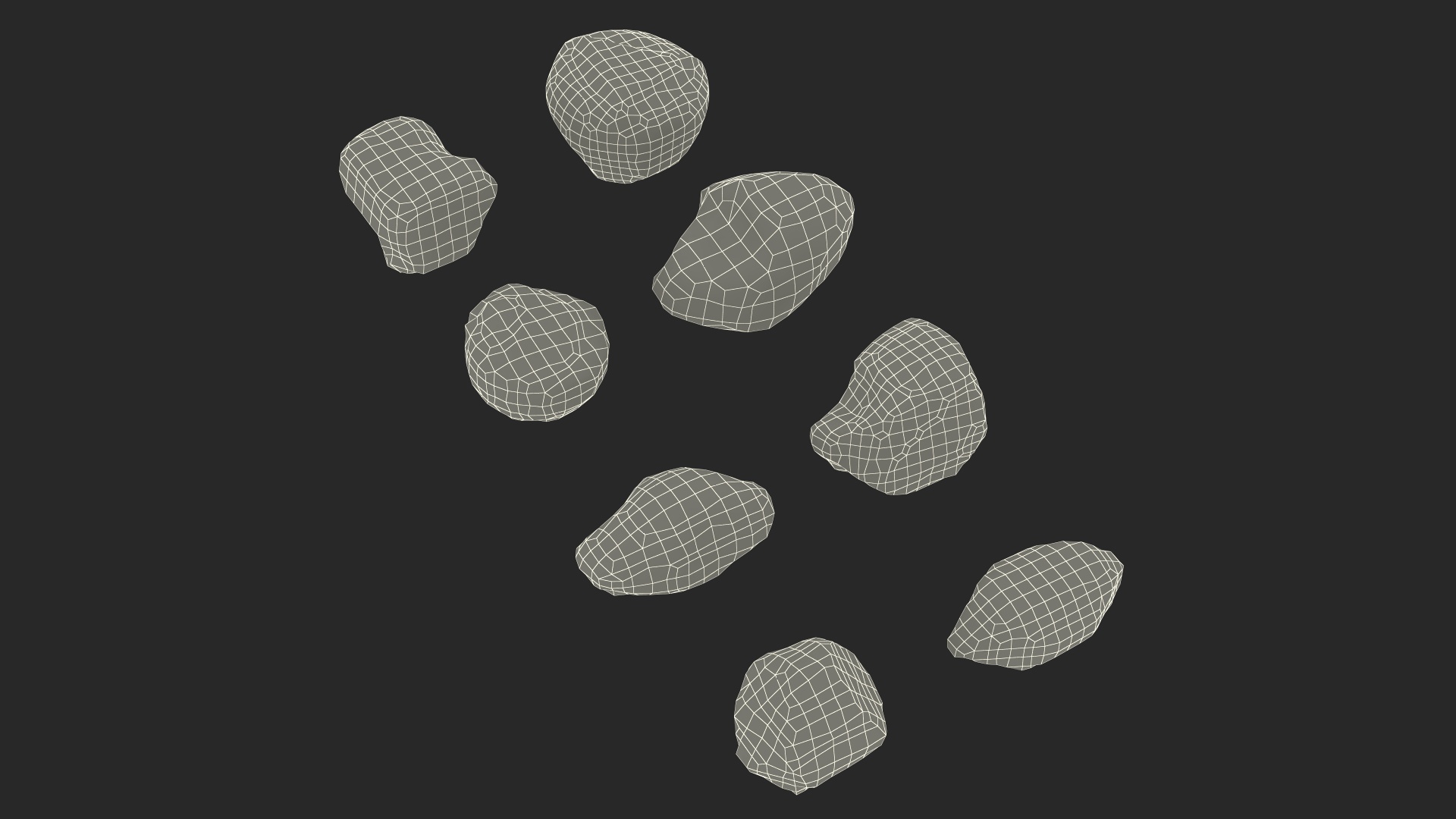 3D Uncut Diamond model
