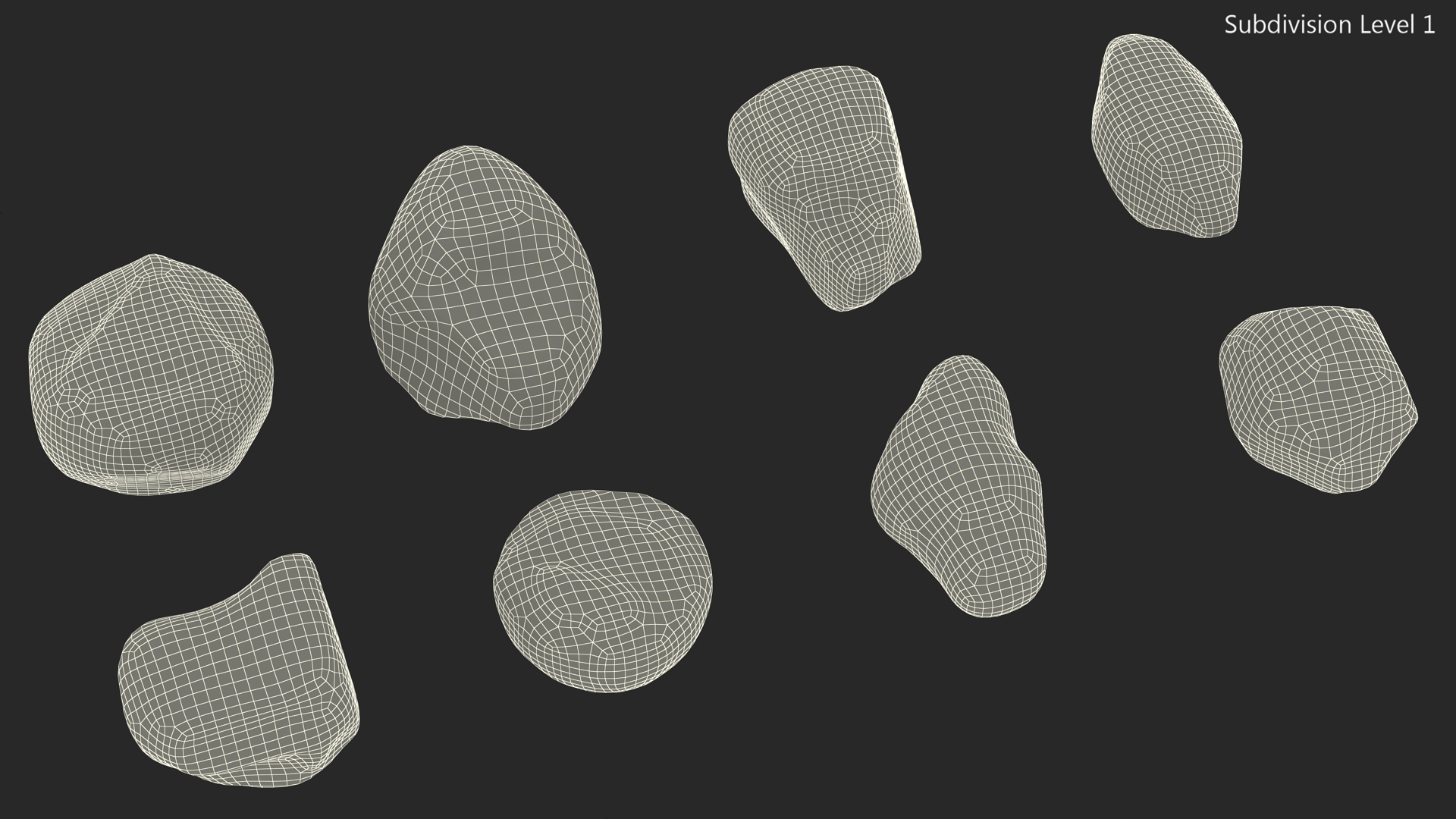 3D Uncut Diamond model