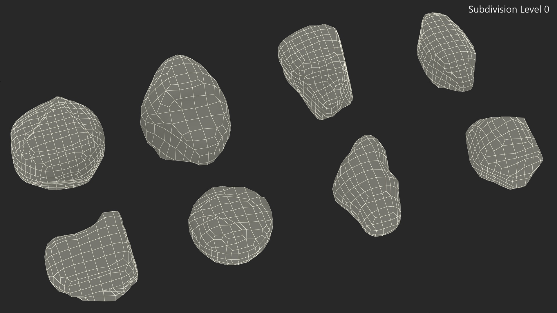 3D Uncut Diamond model