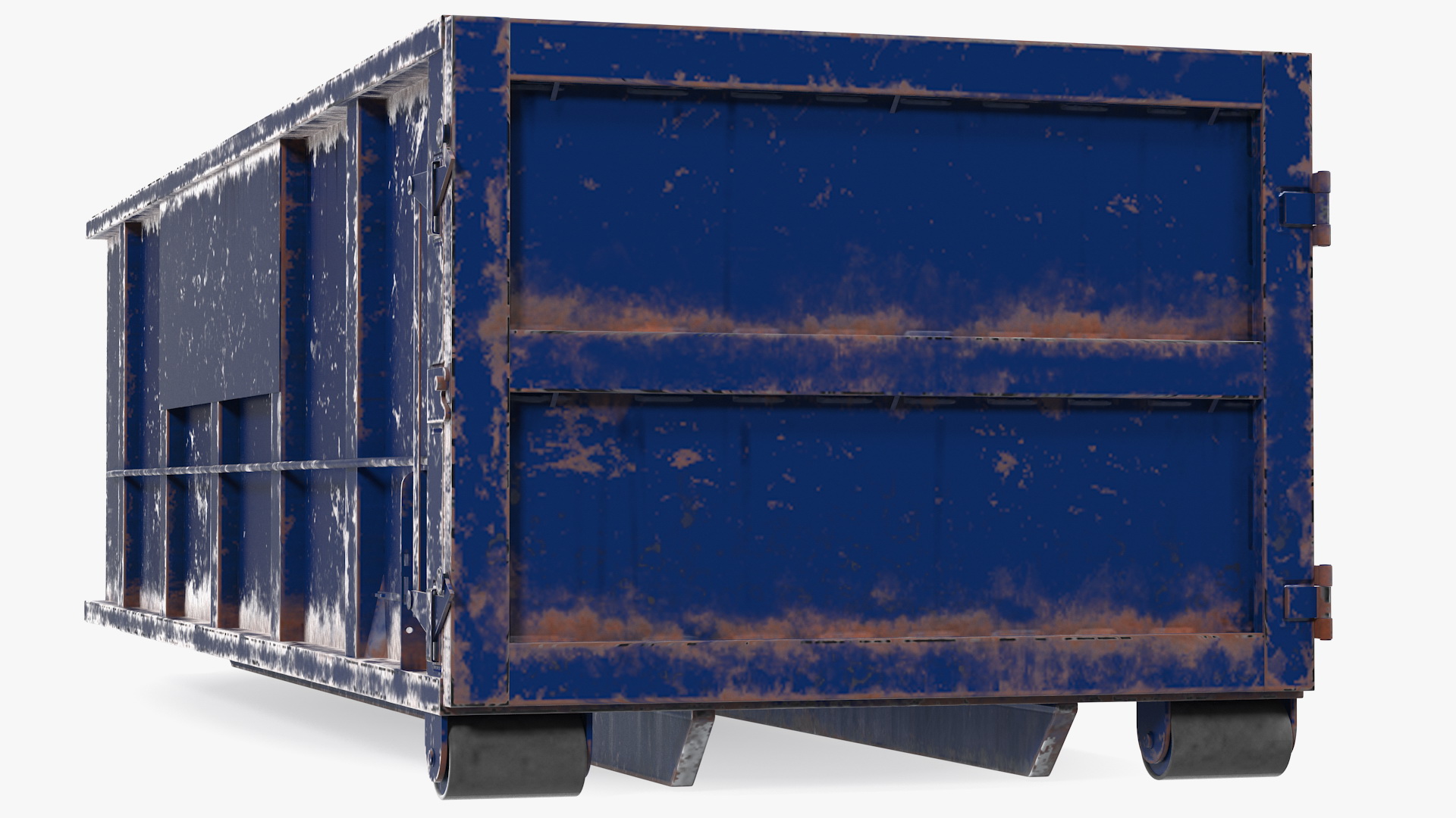 3D Roll Off Dumpster Dusty 30 Yard