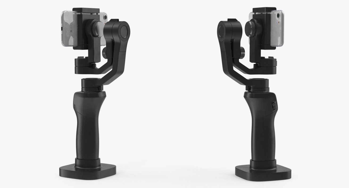 3 Axis Gimbal Stabilizer with Cellphone Generic 3D