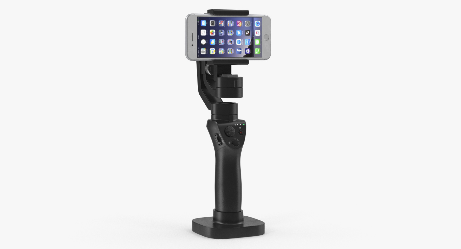 3 Axis Gimbal Stabilizer with Cellphone Generic 3D