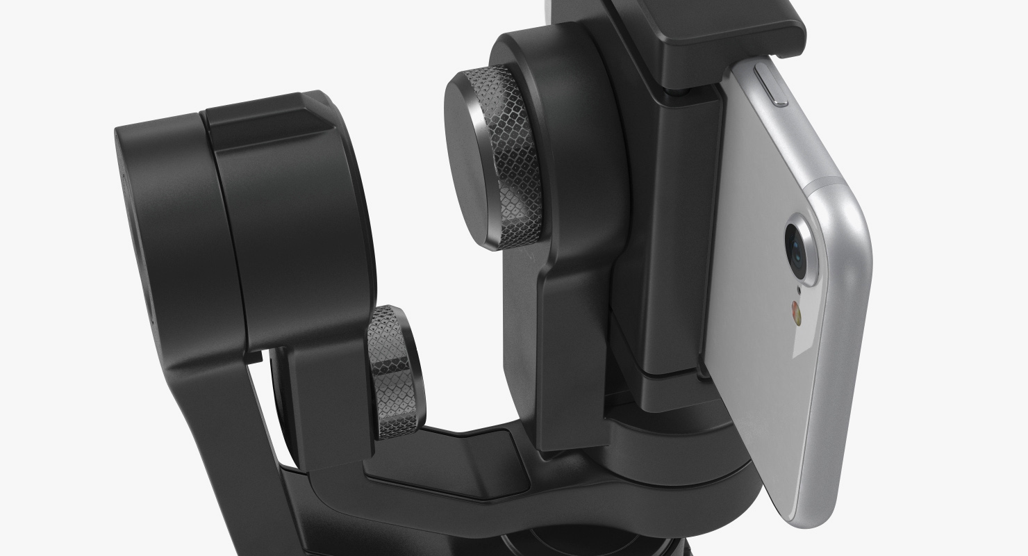 3 Axis Gimbal Stabilizer with Cellphone Generic 3D