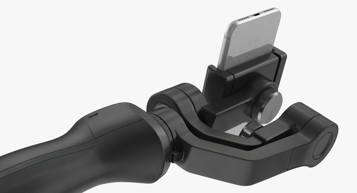 3 Axis Gimbal Stabilizer with Cellphone Generic 3D