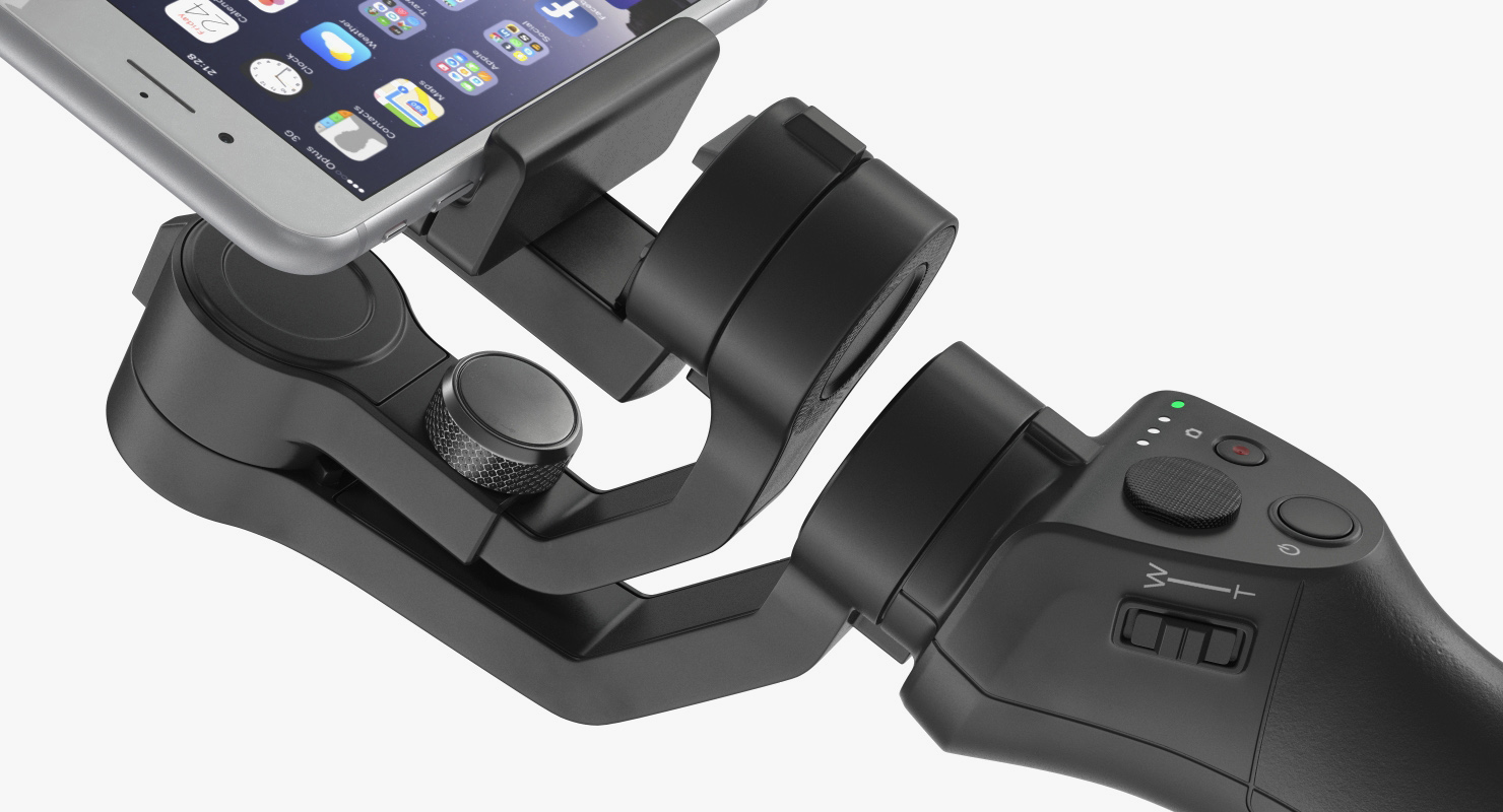 3 Axis Gimbal Stabilizer with Cellphone Generic 3D
