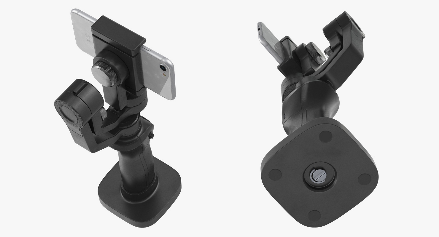 3 Axis Gimbal Stabilizer with Cellphone Generic 3D