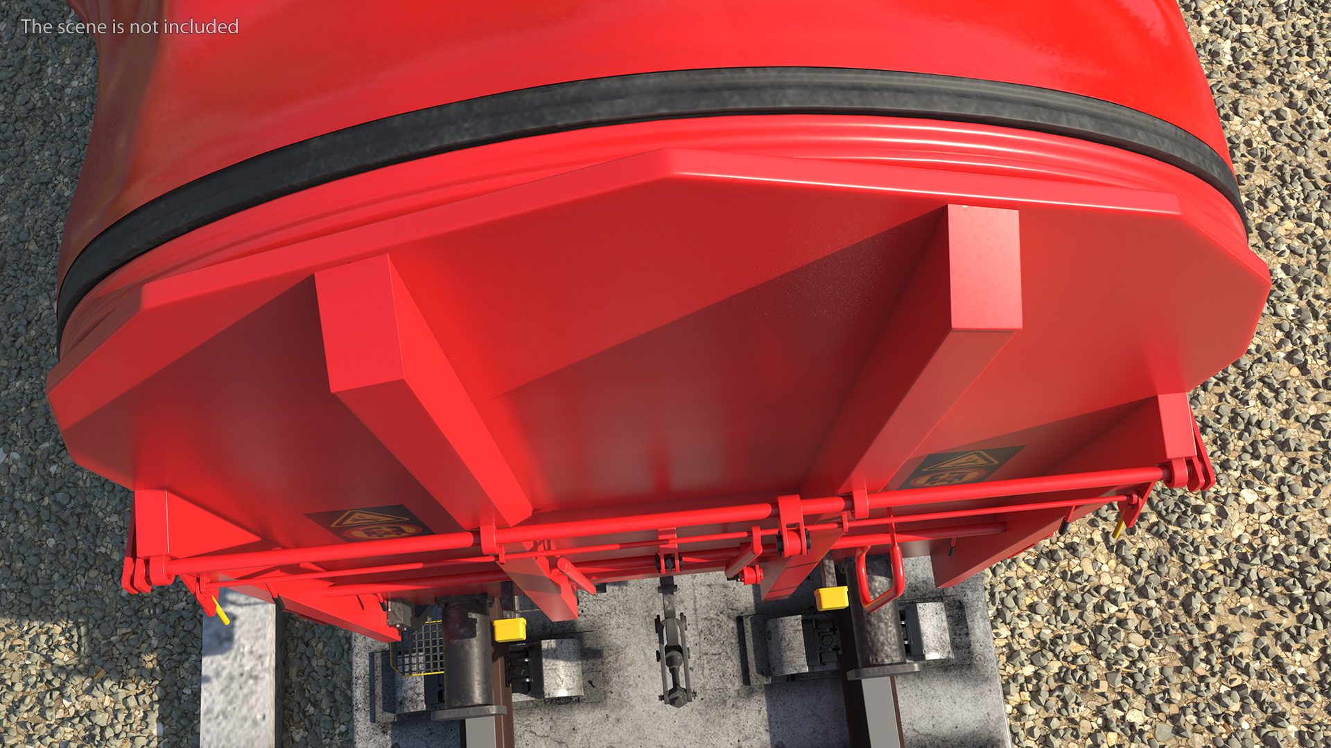 DB Cargo Coil Transporter Tarpaulin Freight Wagon Opened Clear 3D