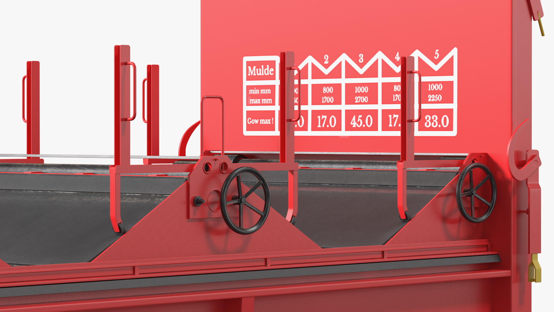 DB Cargo Coil Transporter Tarpaulin Freight Wagon Opened Clear 3D