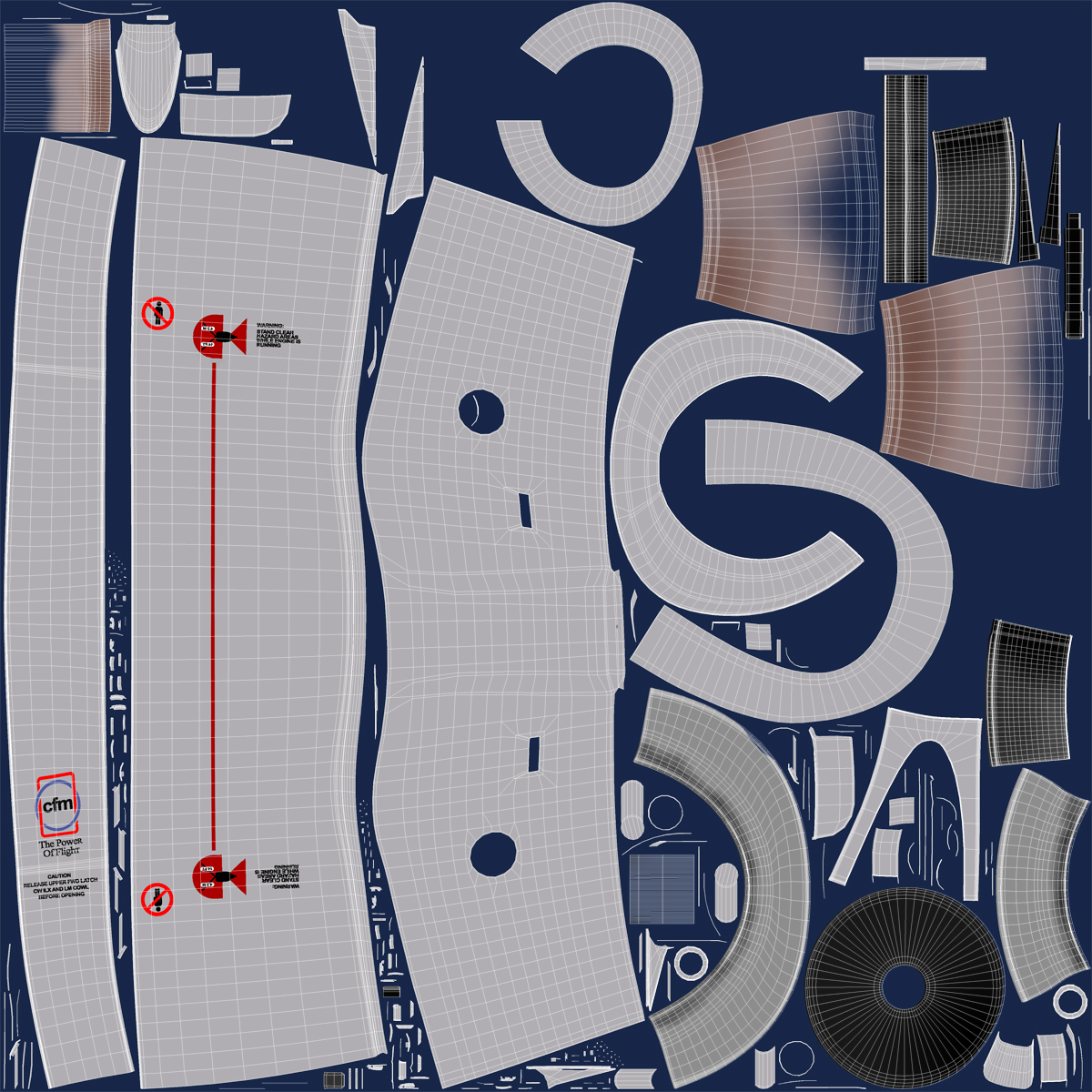 3D model Boeing 737 800 United Airlines