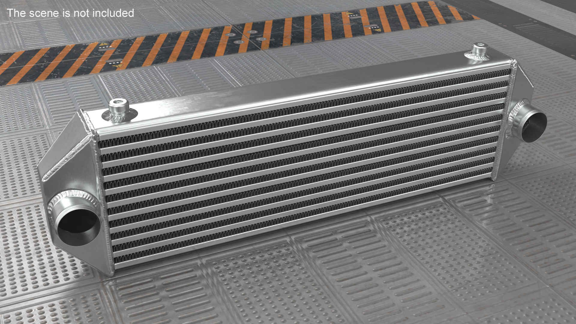 Mishimoto Car Intercooler Front Side Pipes 3D