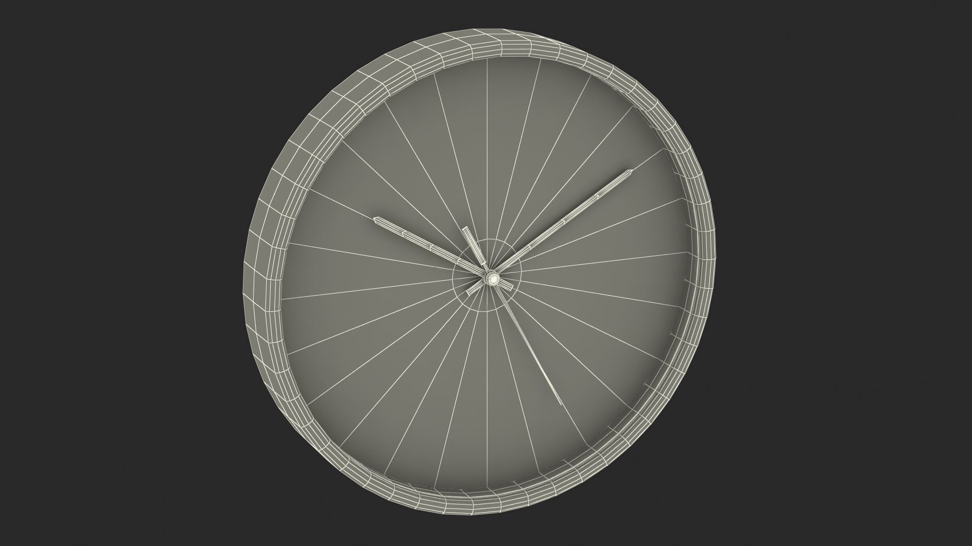 3D Classic Wall Clock model