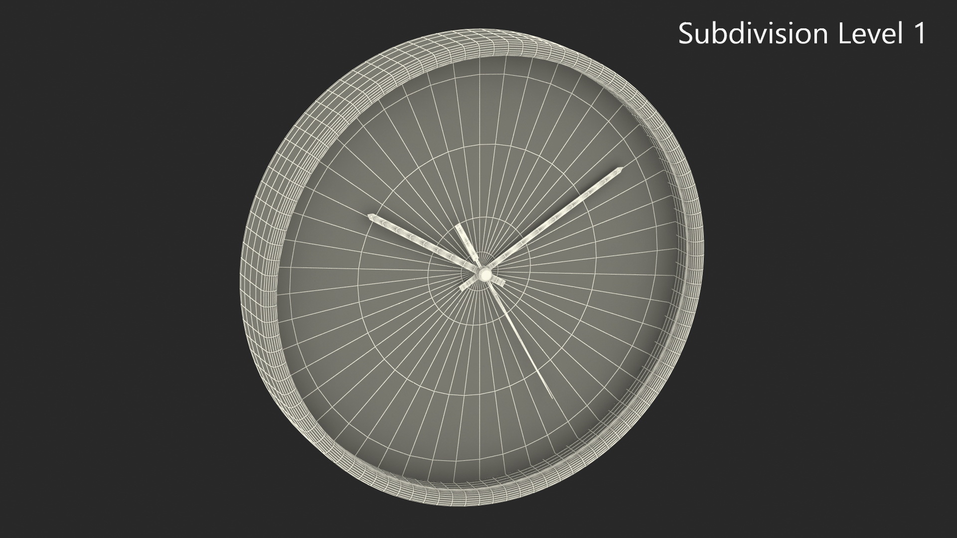 3D Classic Wall Clock model