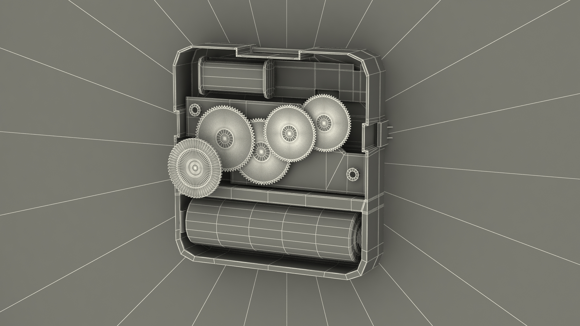 3D Classic Wall Clock model