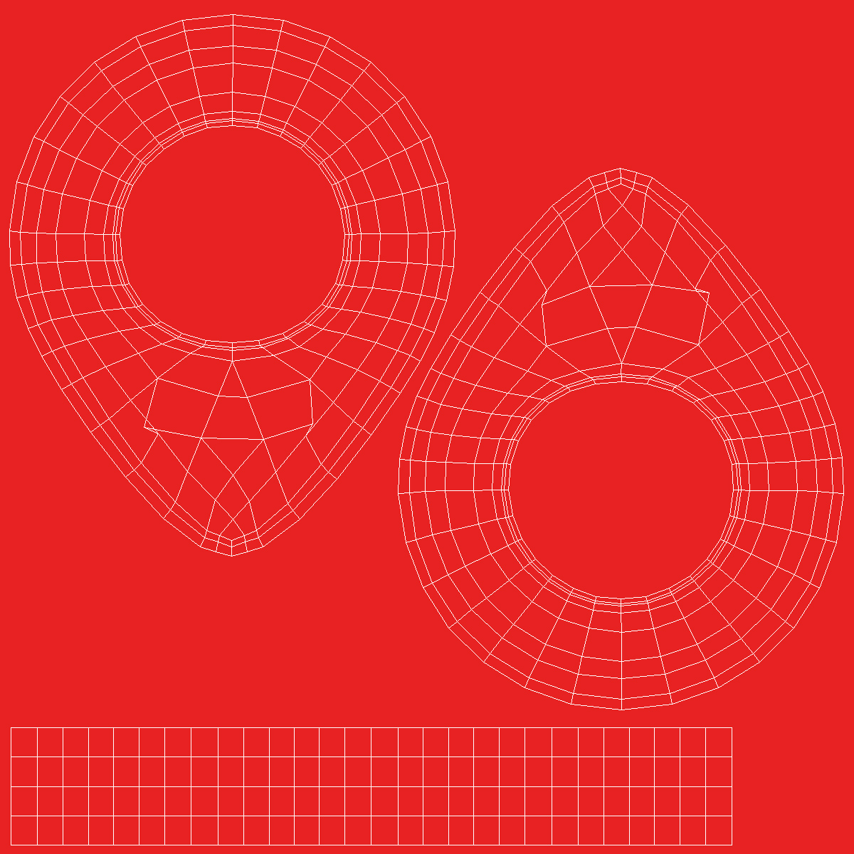 3D model Red Map Pointer