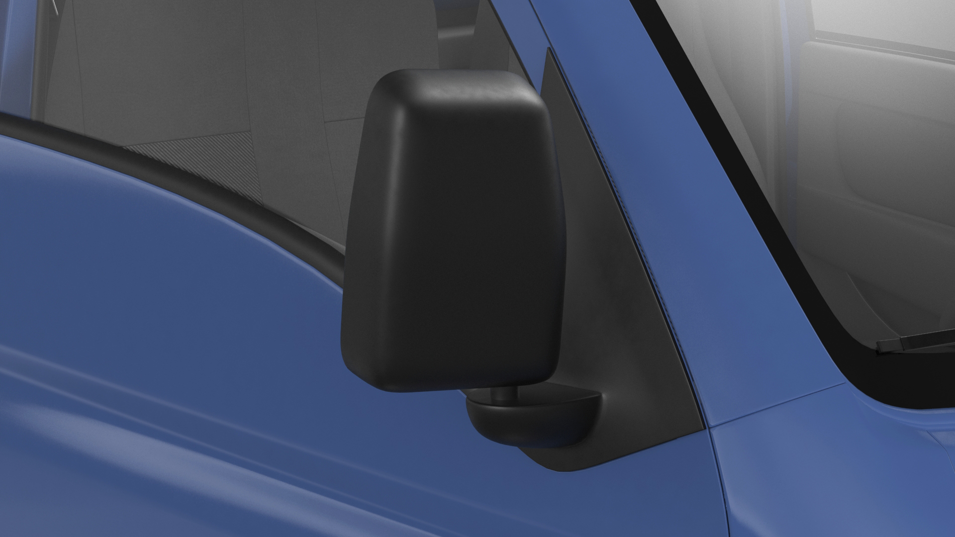 Mini Truck Bare Chassis Blue Rigged for Cinema 4D 3D model