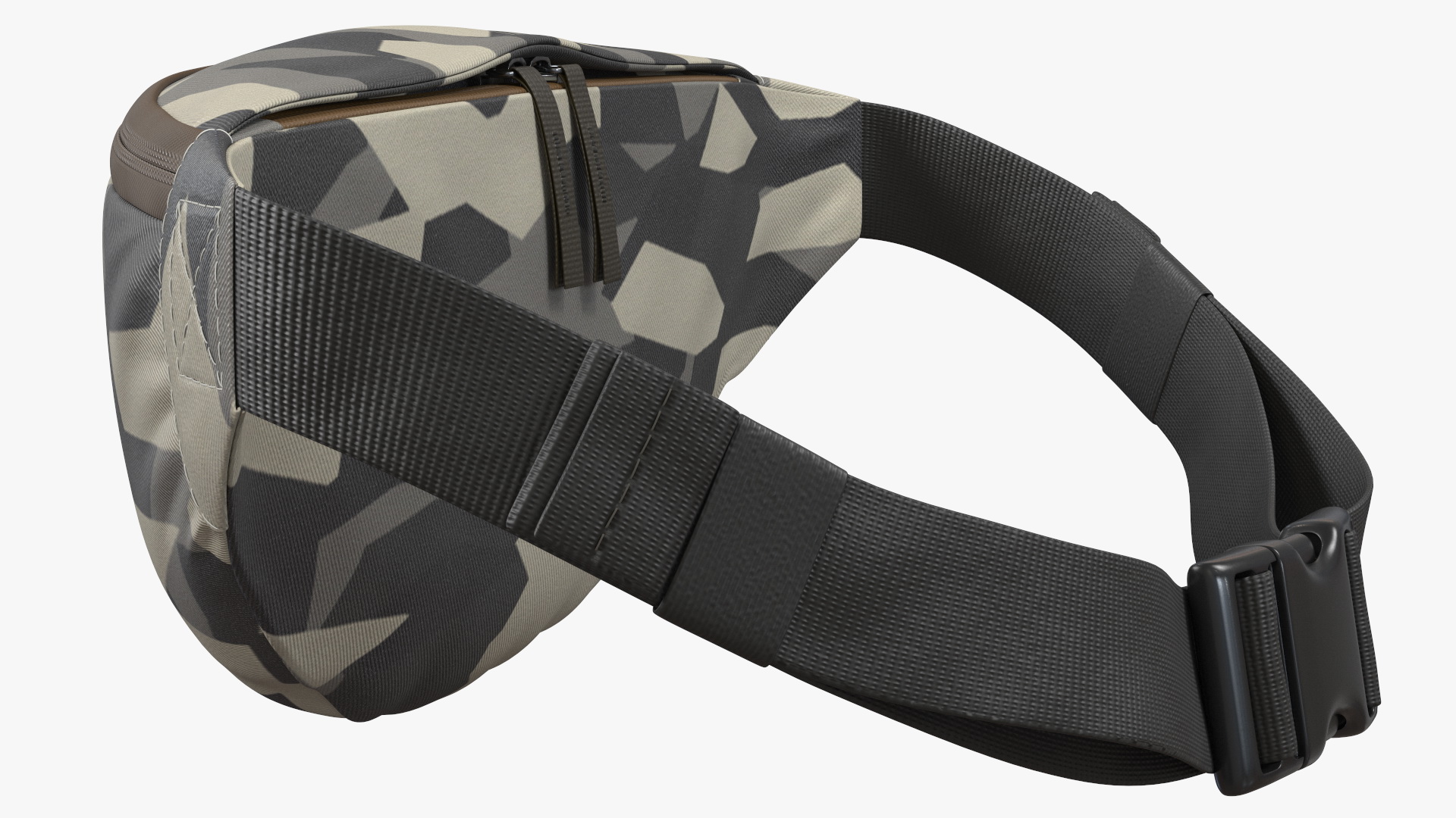 3D Nike Sportswear Heritage Hip Pack Camo model
