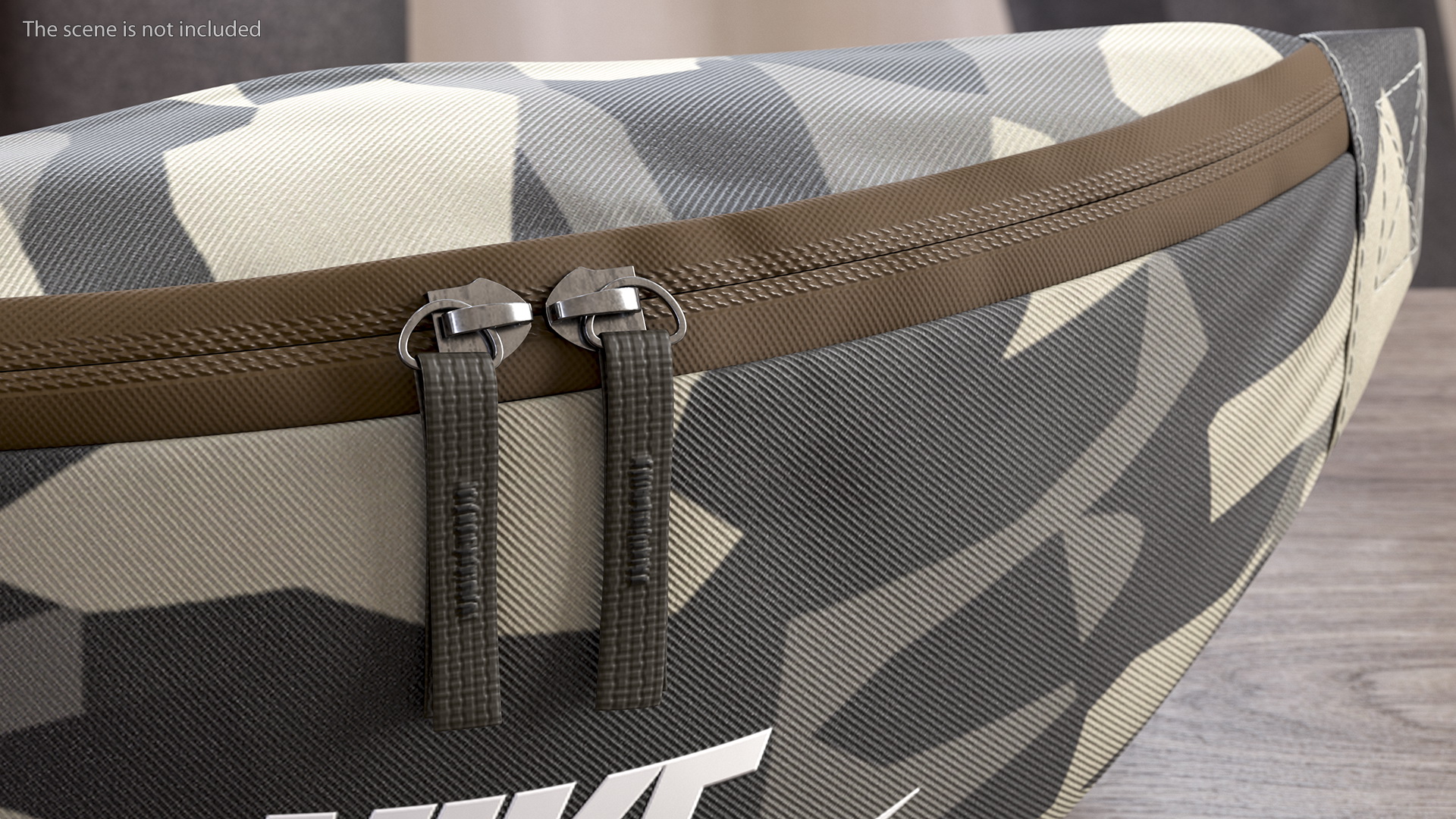 3D Nike Sportswear Heritage Hip Pack Camo model