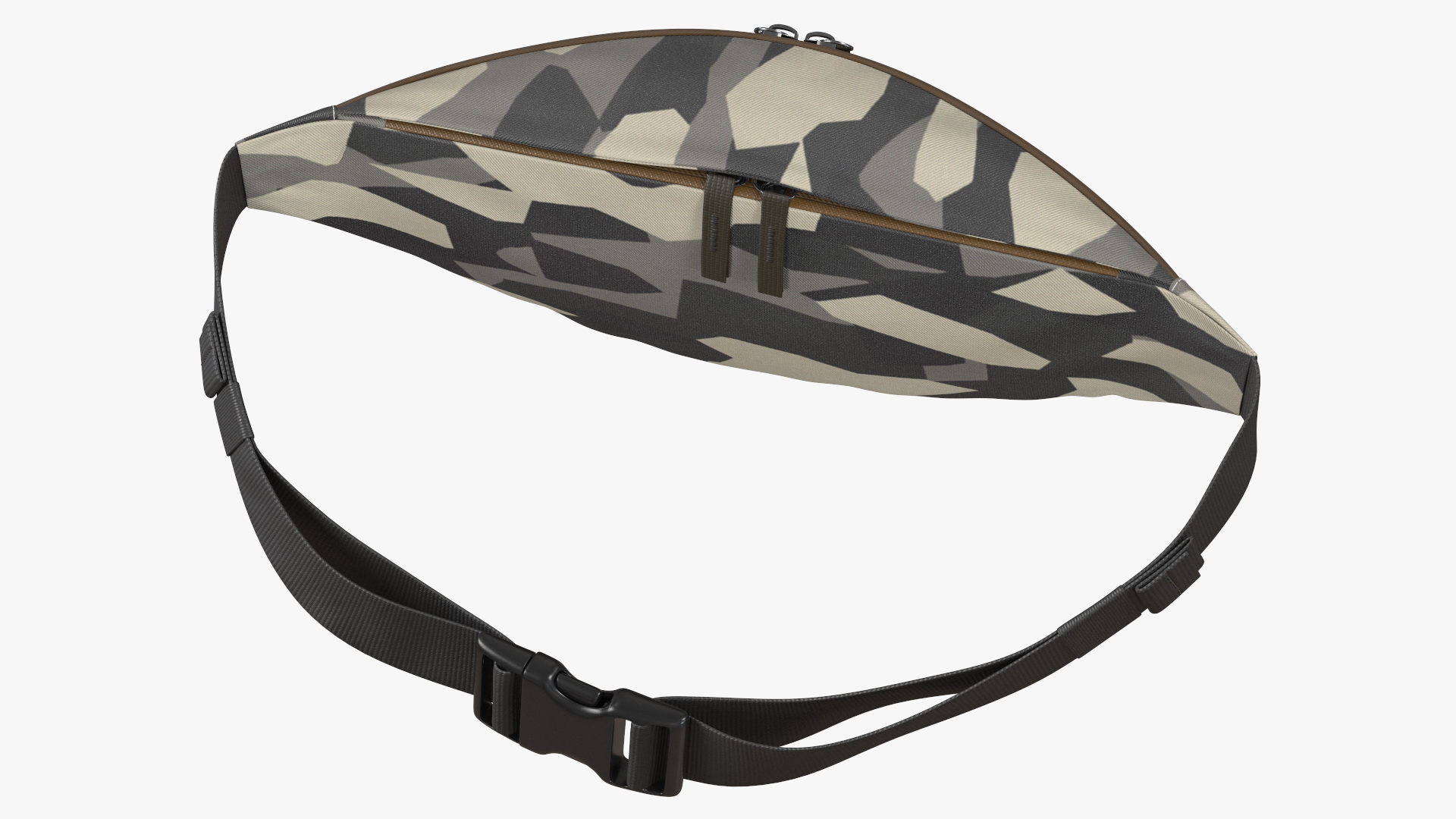 3D Nike Sportswear Heritage Hip Pack Camo model