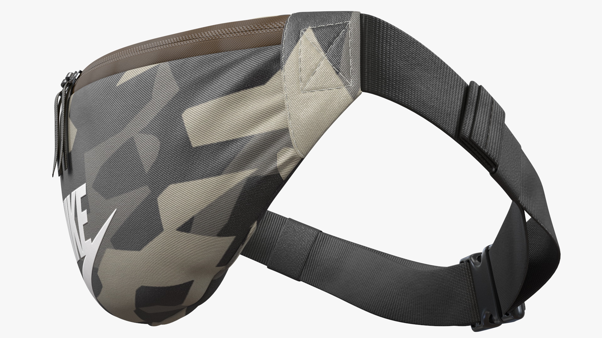 3D Nike Sportswear Heritage Hip Pack Camo model