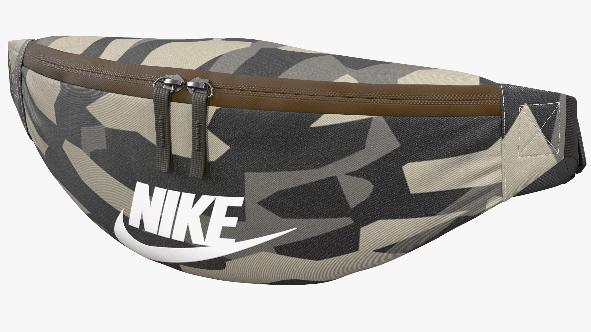 3D Nike Sportswear Heritage Hip Pack Camo model