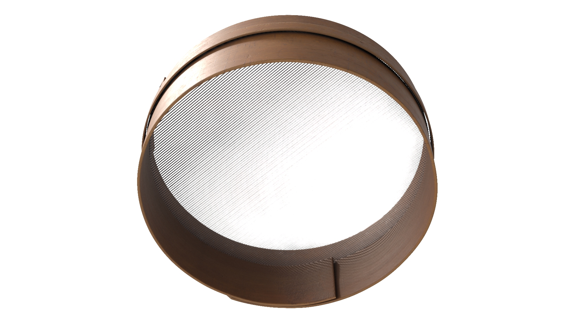 Wooden Mesh Sifter Old 3D