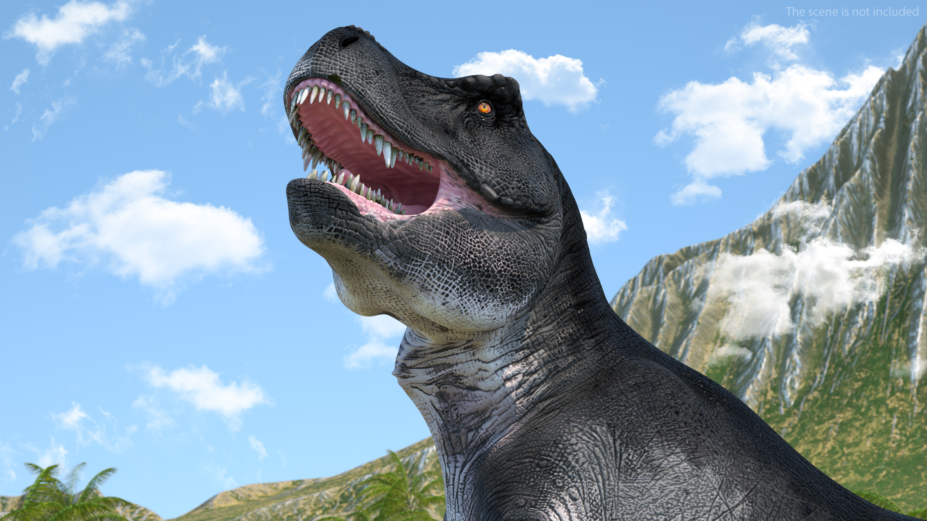 3D T Rex Stand Pose