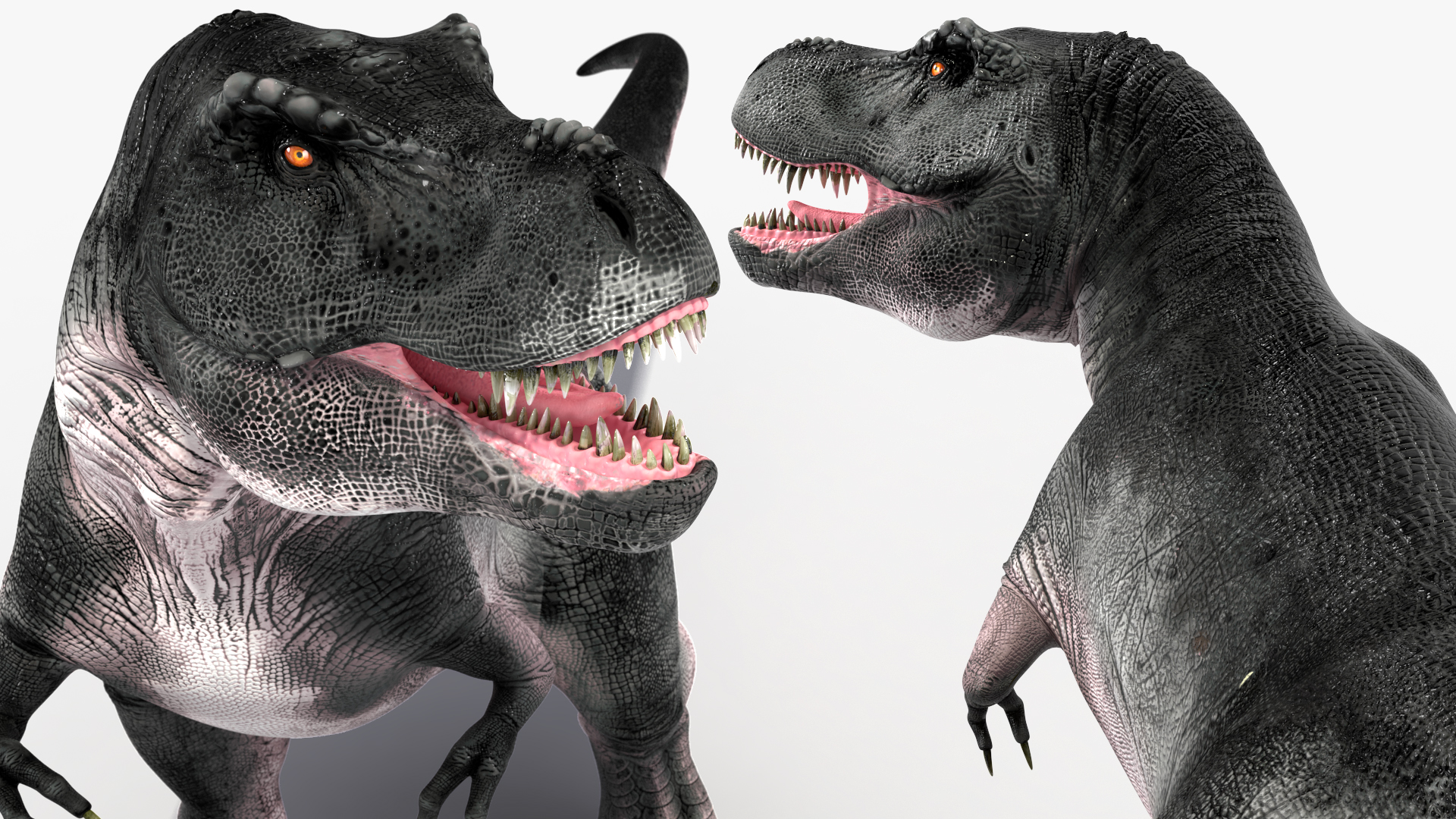3D T Rex Stand Pose