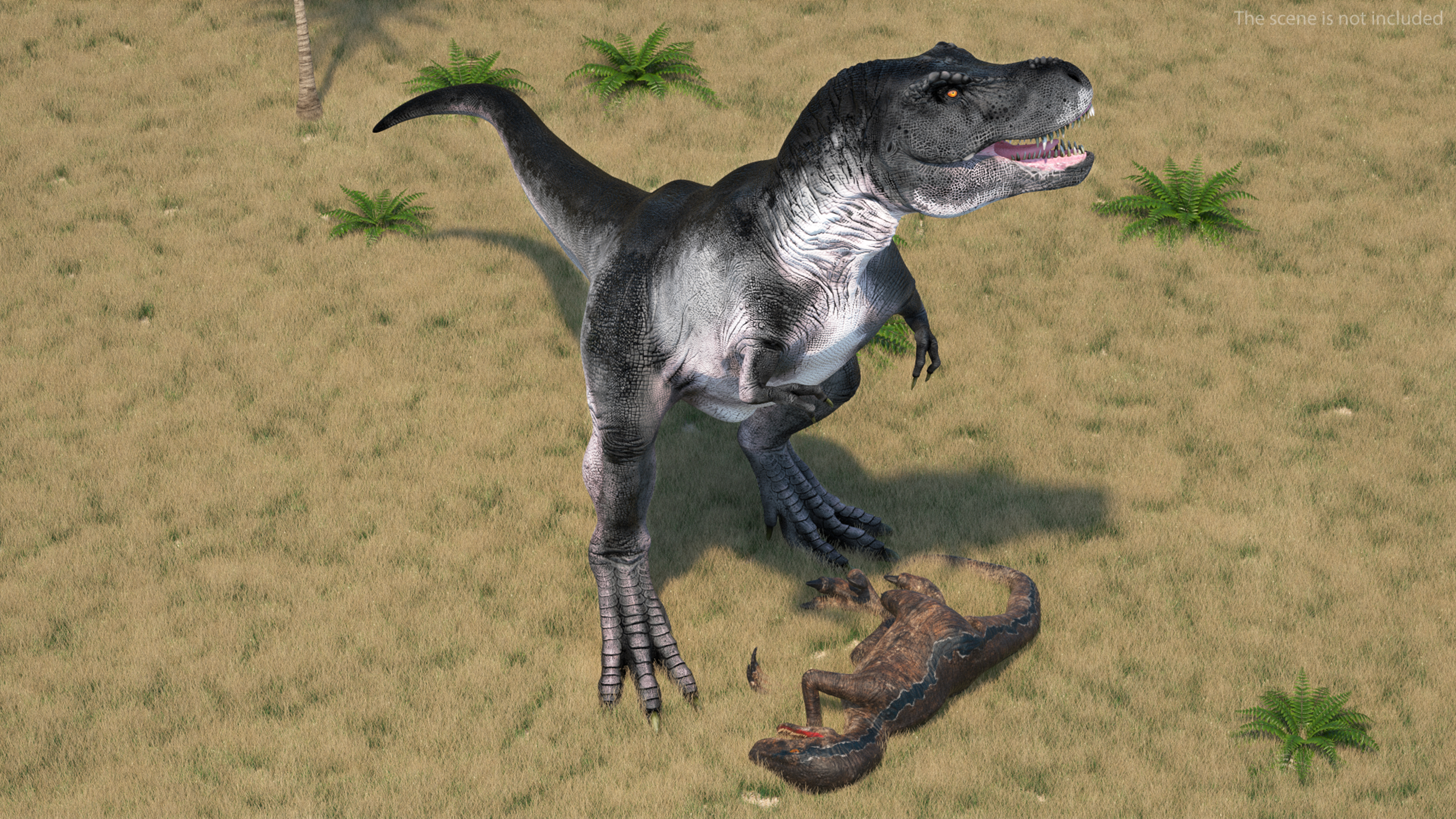 3D T Rex Stand Pose