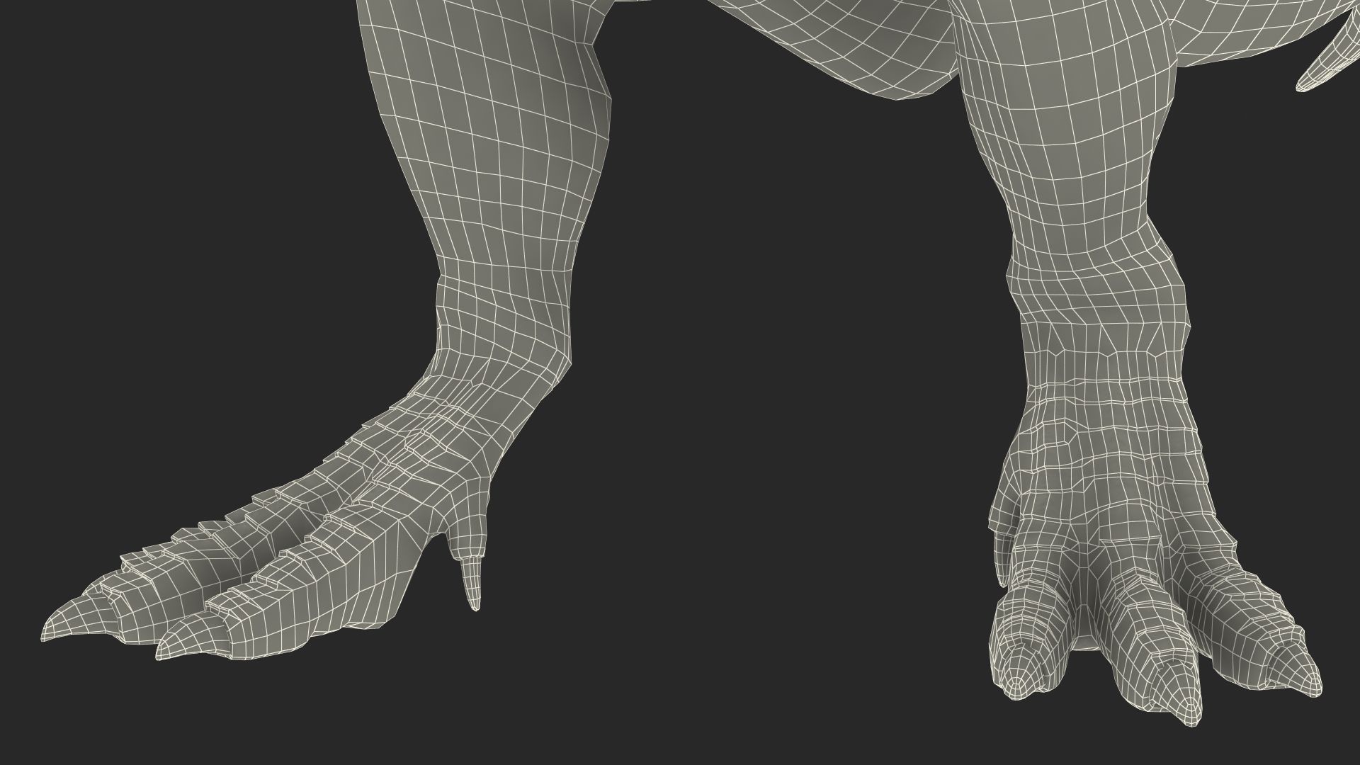 3D T Rex Stand Pose