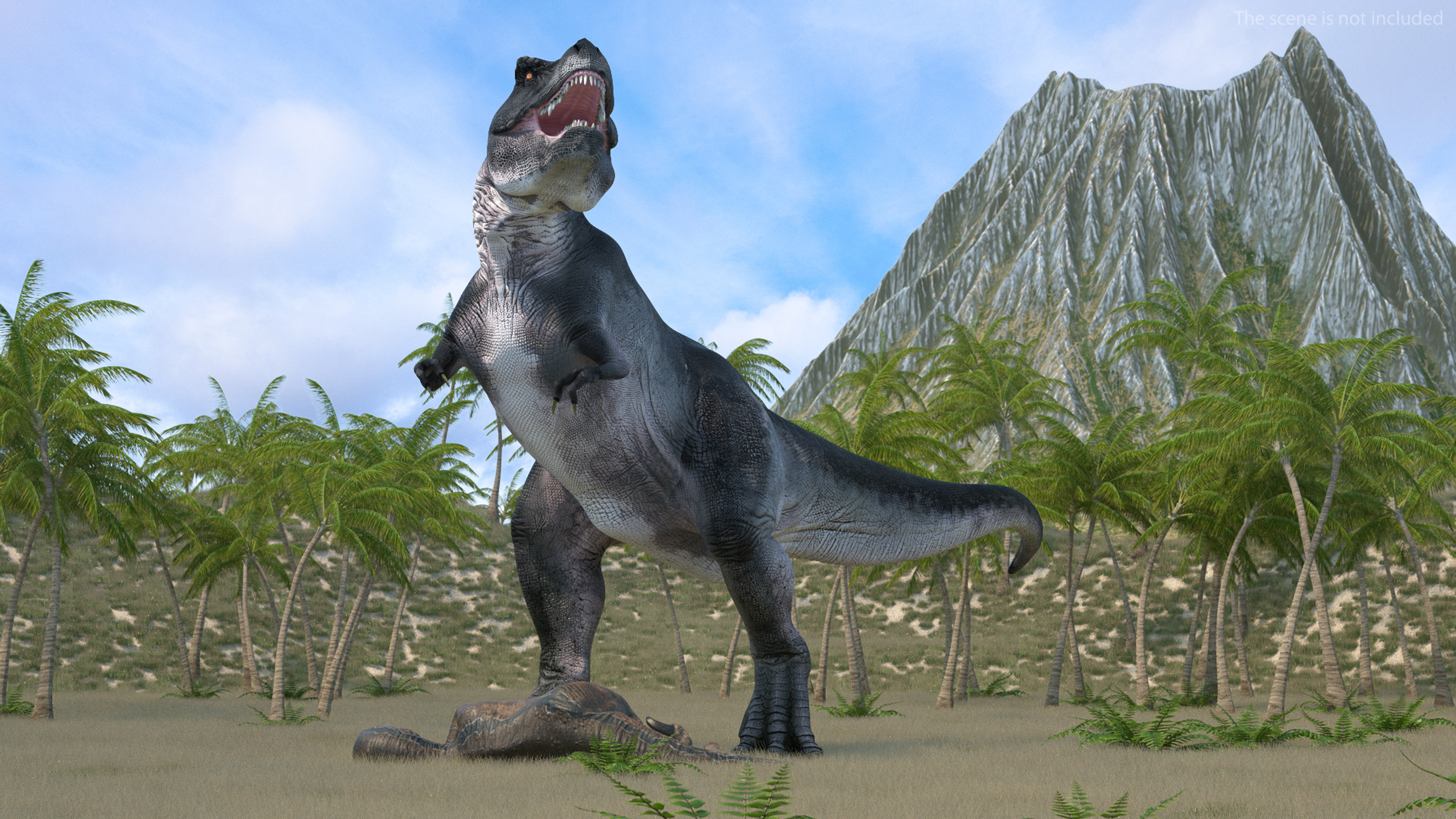 3D T Rex Stand Pose