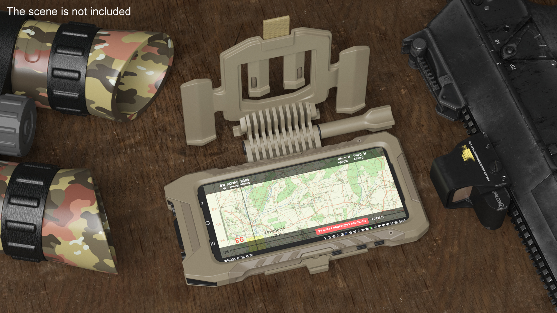 Galaxy S23 Samsung Tactical Edition Sand with Holder 3D