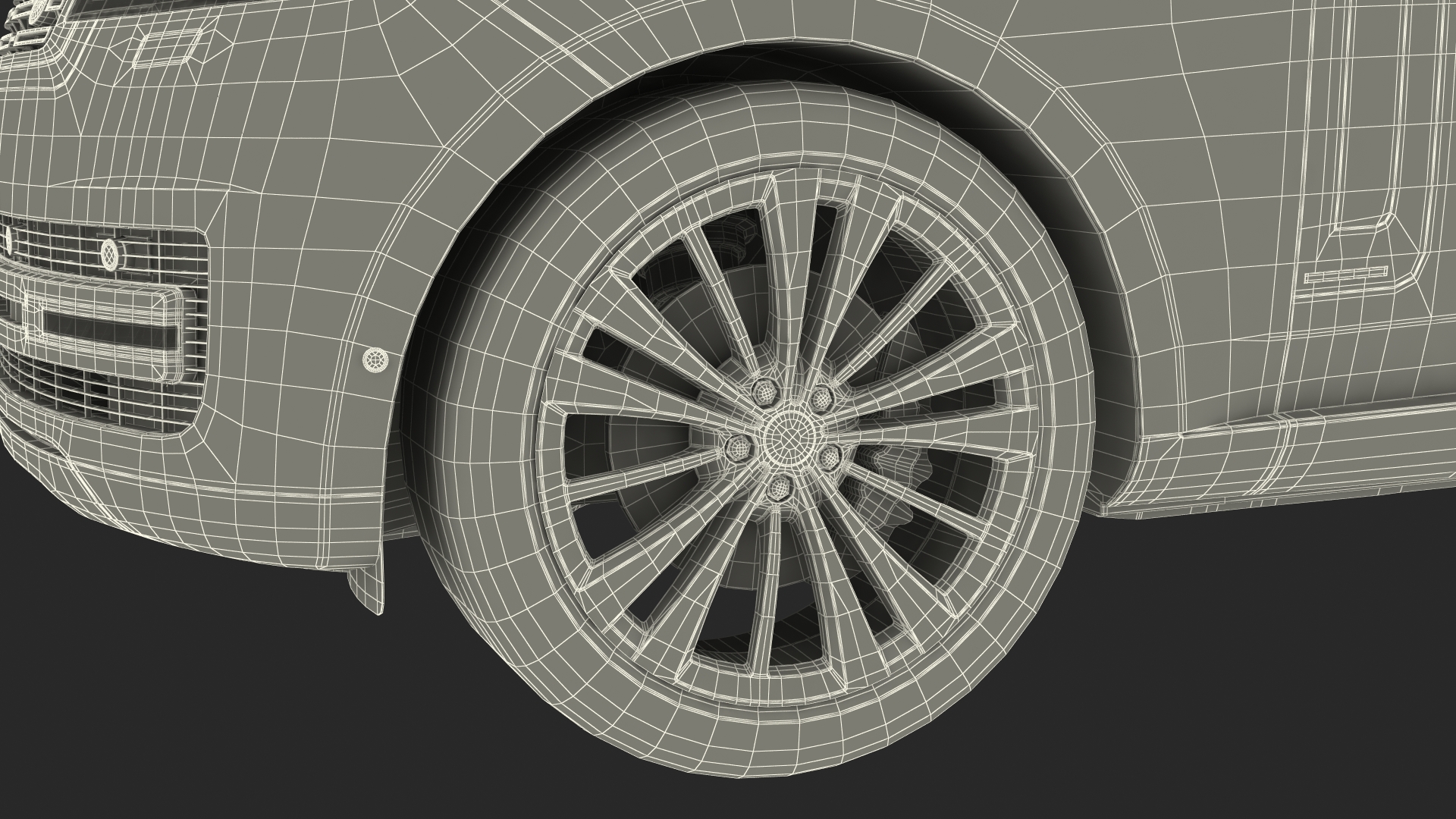 Range Rover 2022 Lights OFF Rigged 3D model