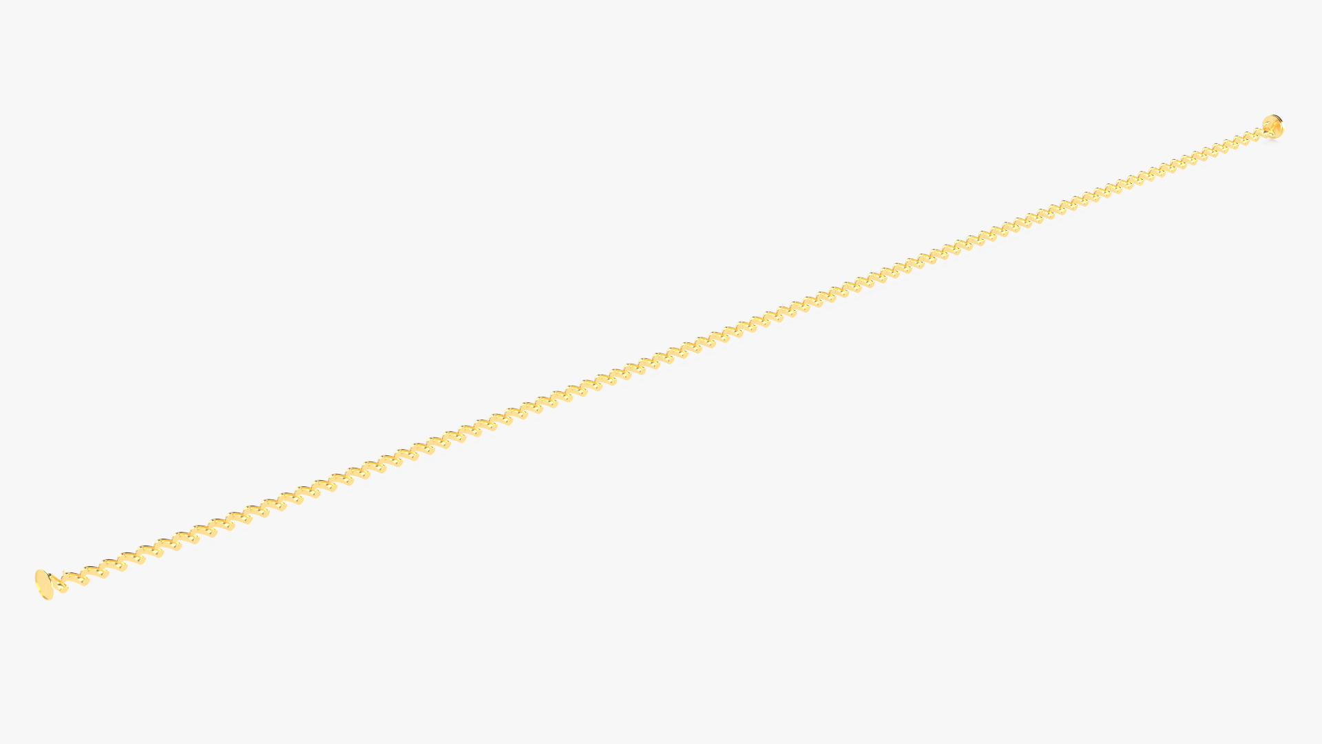 3D San Marco Jewelry Chain Gold model