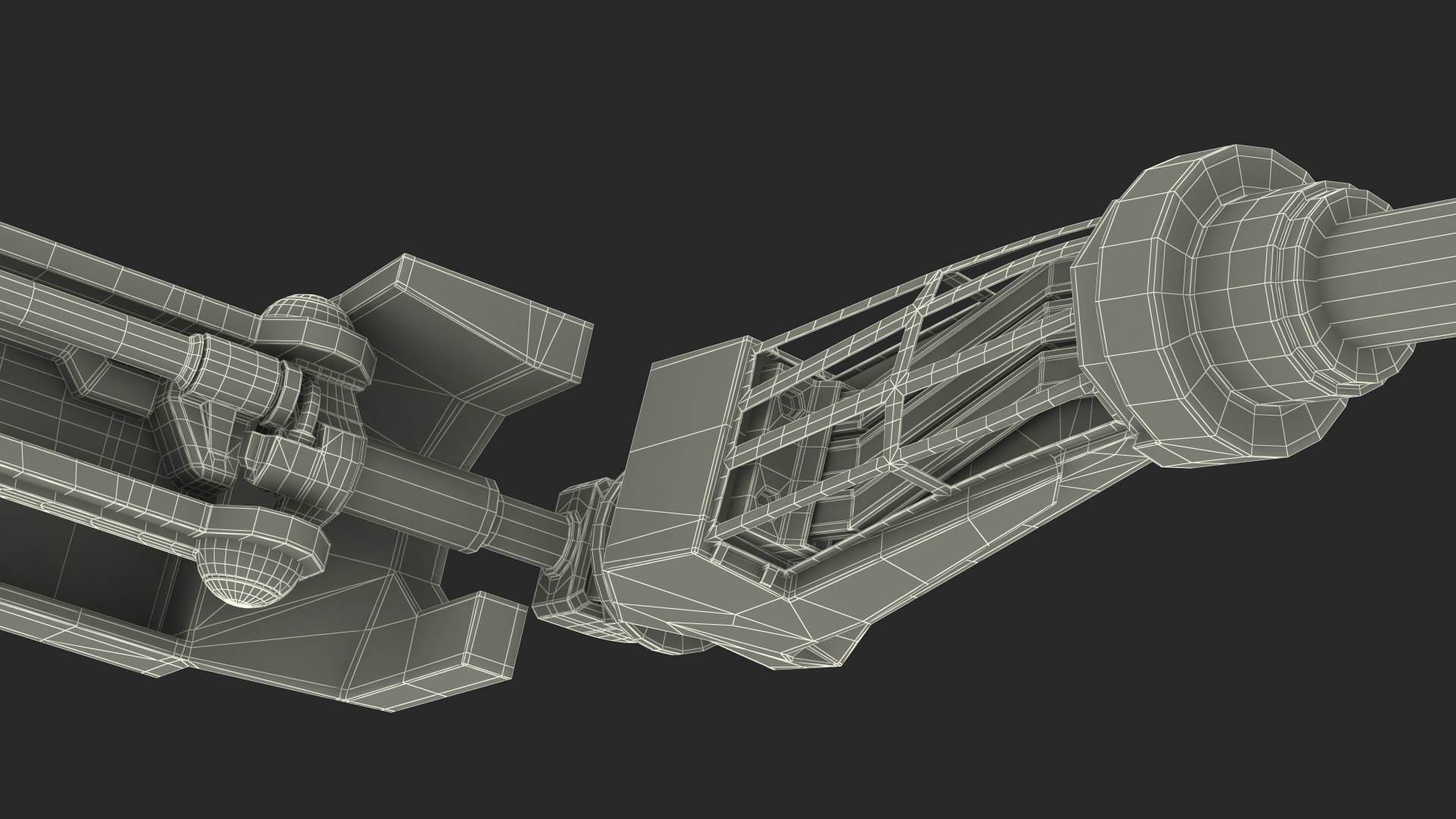 Sci-Fi Manipulator Arm 3D