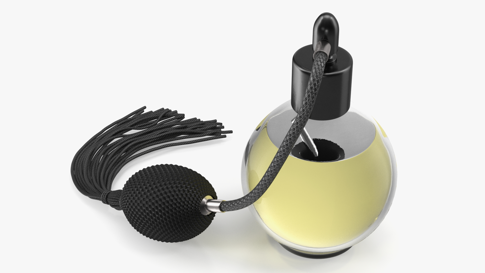 3D model Black Hose Pump Perfume Bottle
