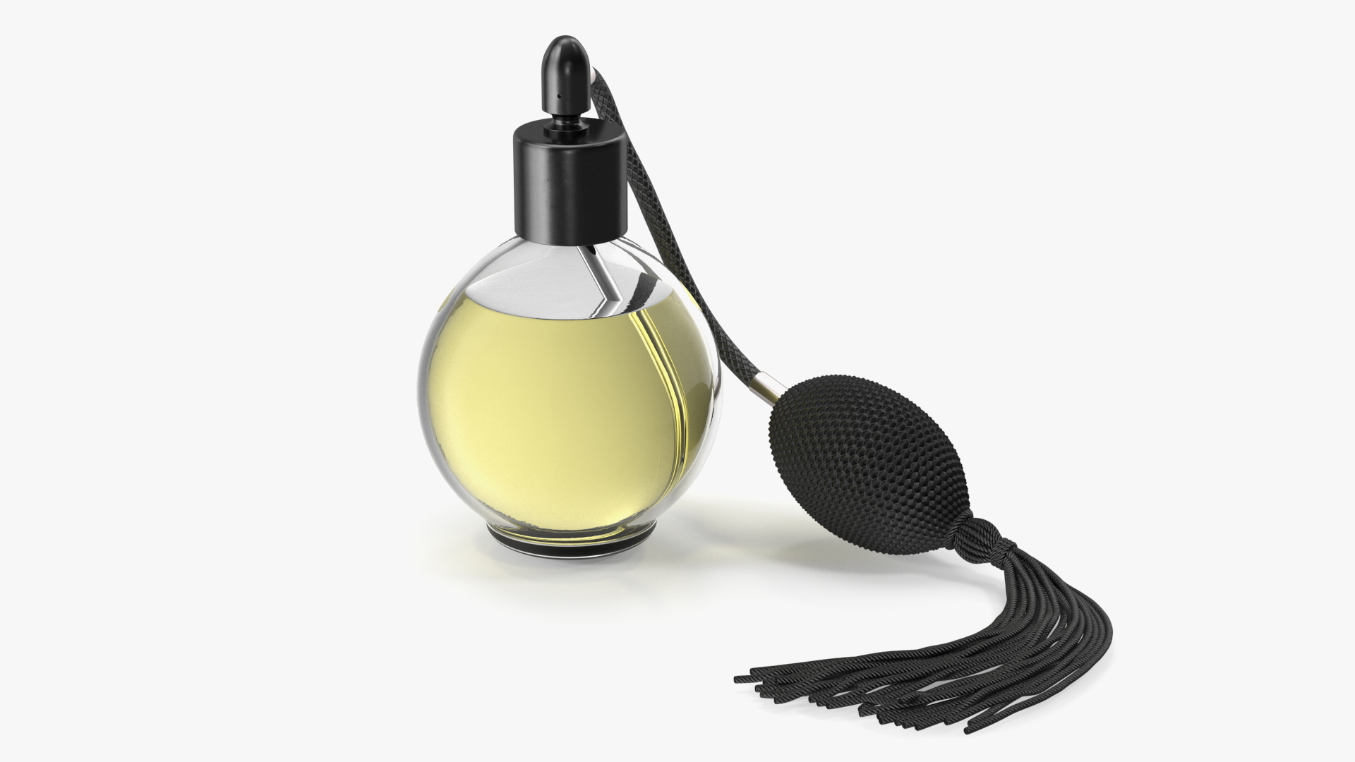 3D model Black Hose Pump Perfume Bottle