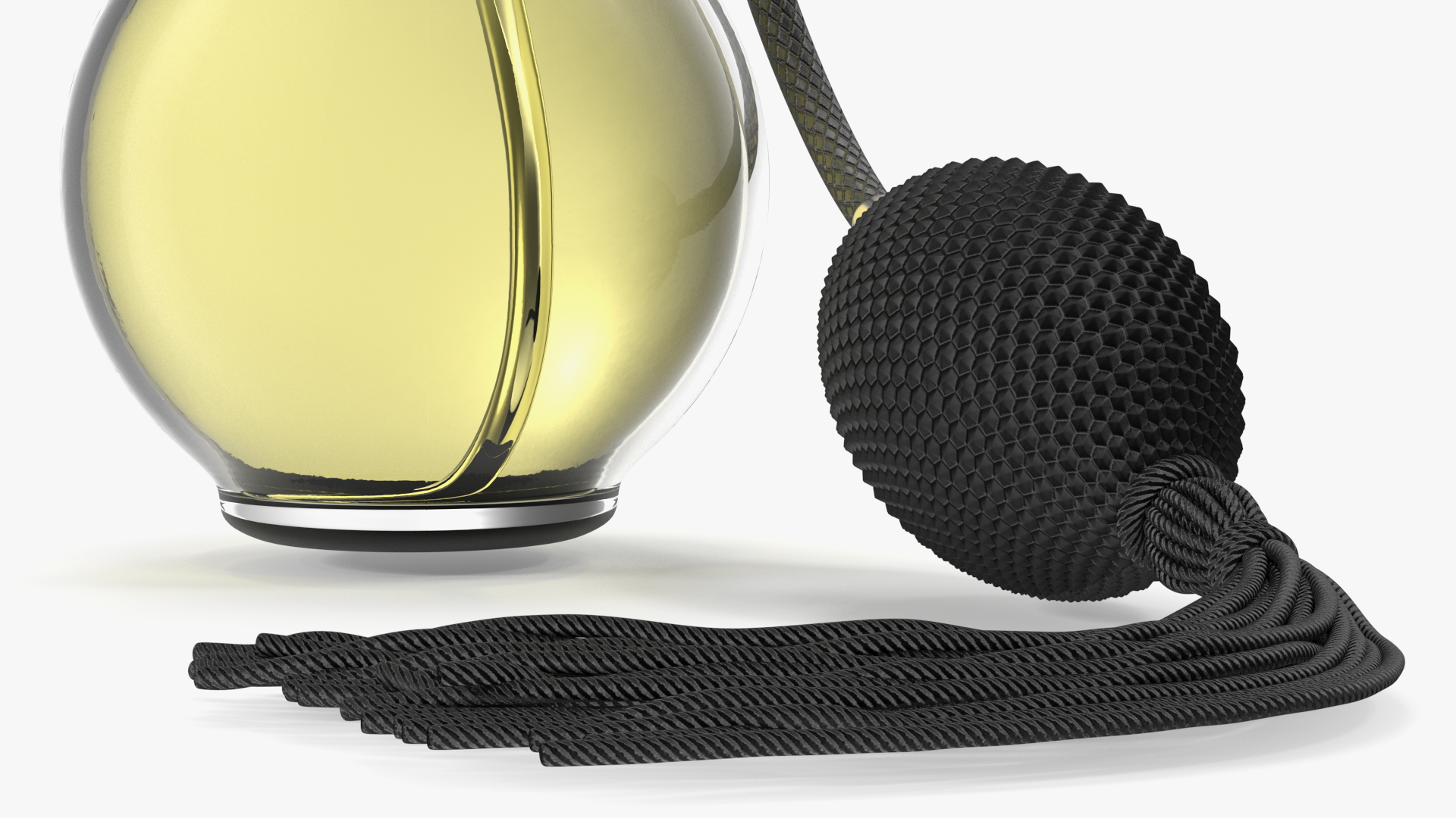 3D model Black Hose Pump Perfume Bottle