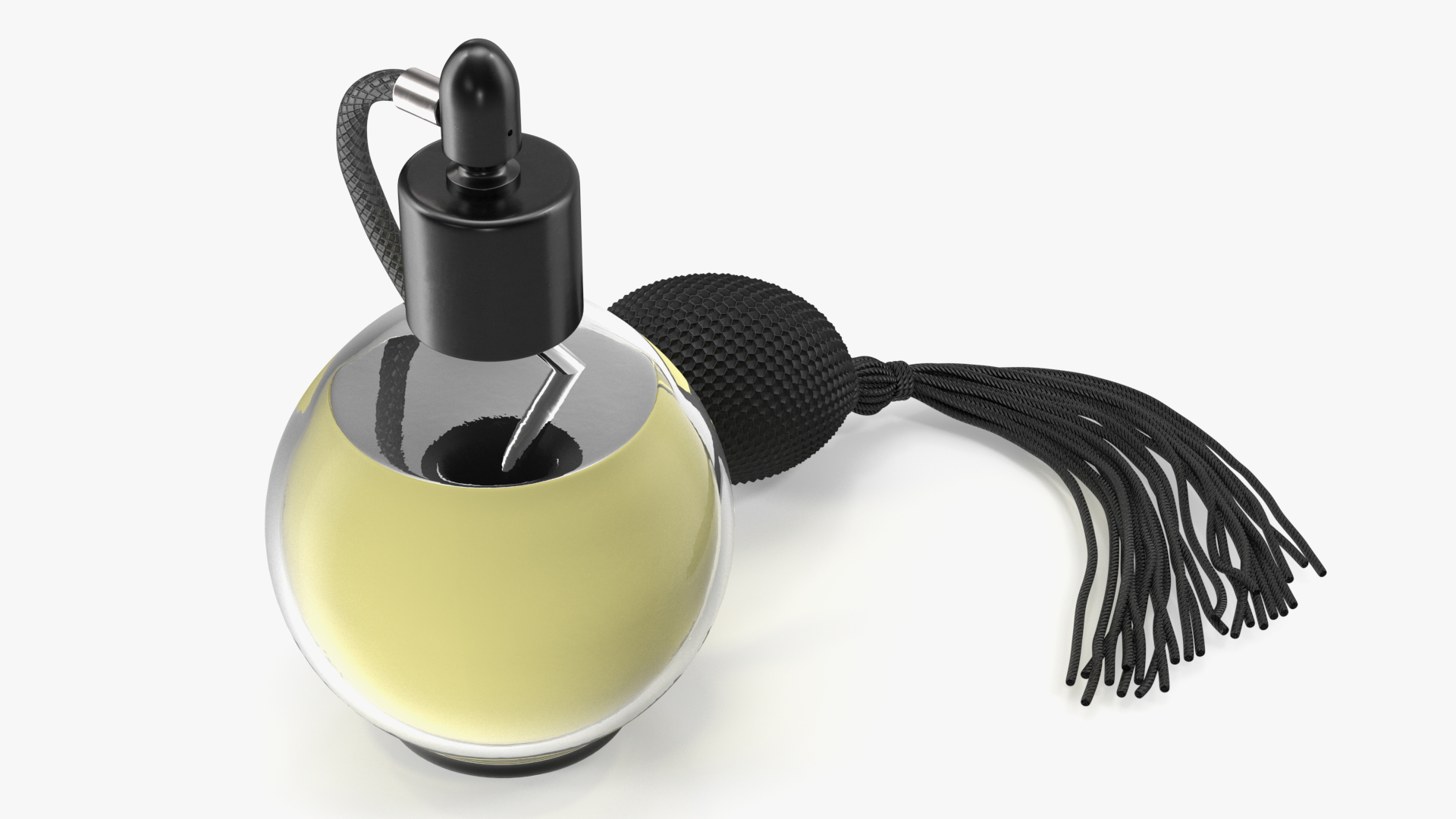 3D model Black Hose Pump Perfume Bottle