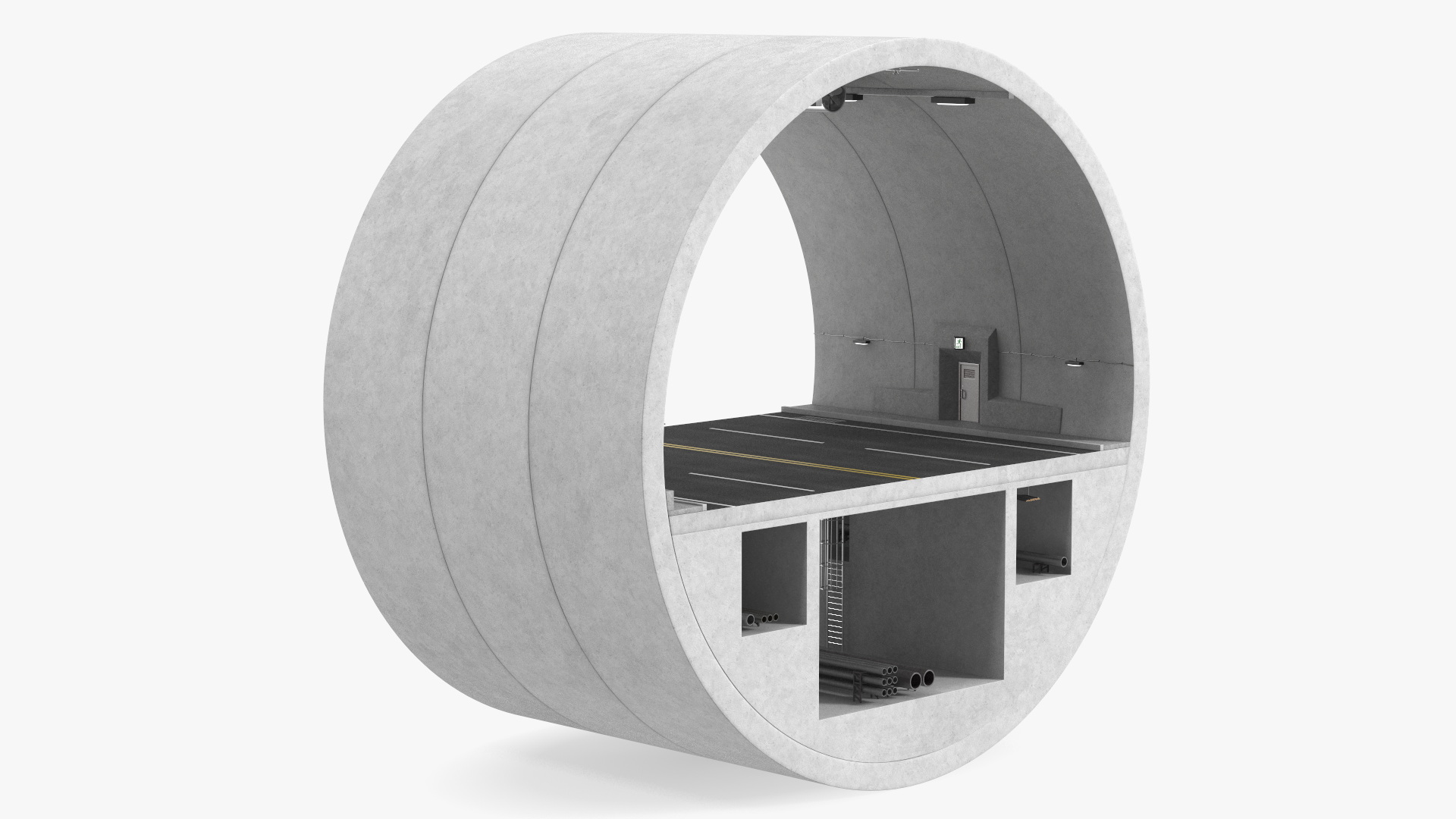3D model Tunnel Cross Section