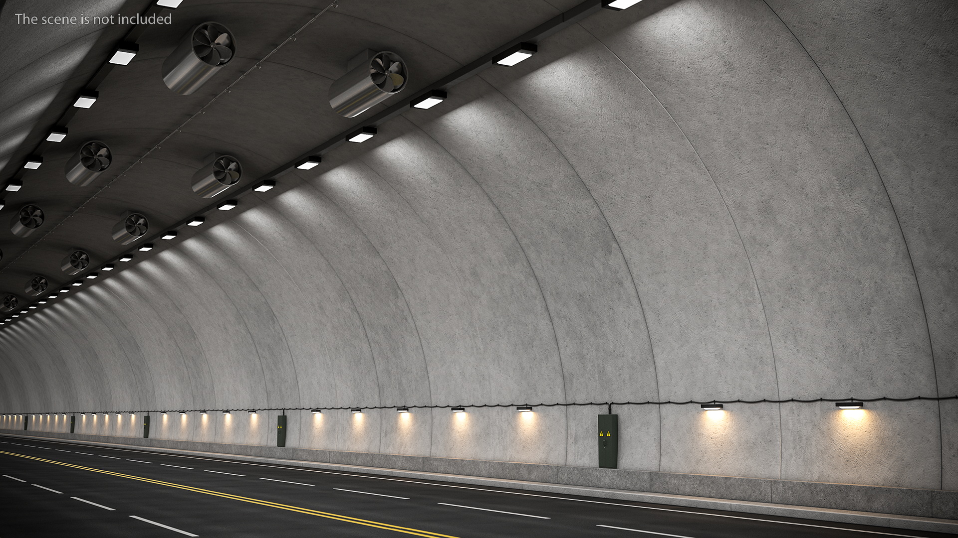 3D model Tunnel Cross Section