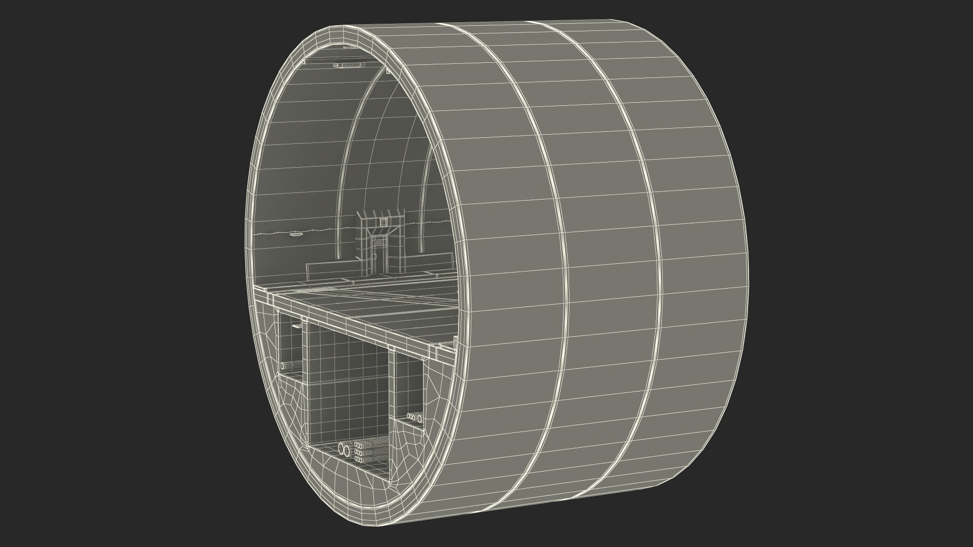 3D model Tunnel Cross Section