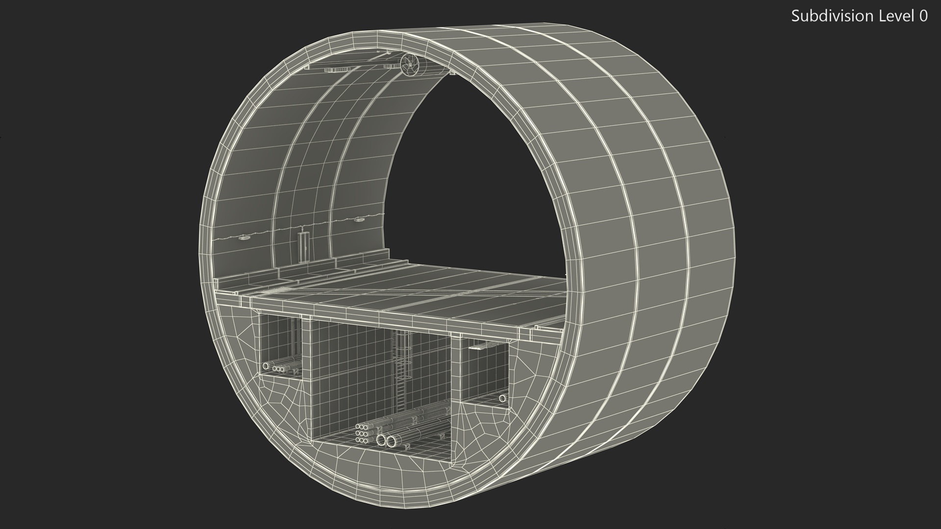3D model Tunnel Cross Section