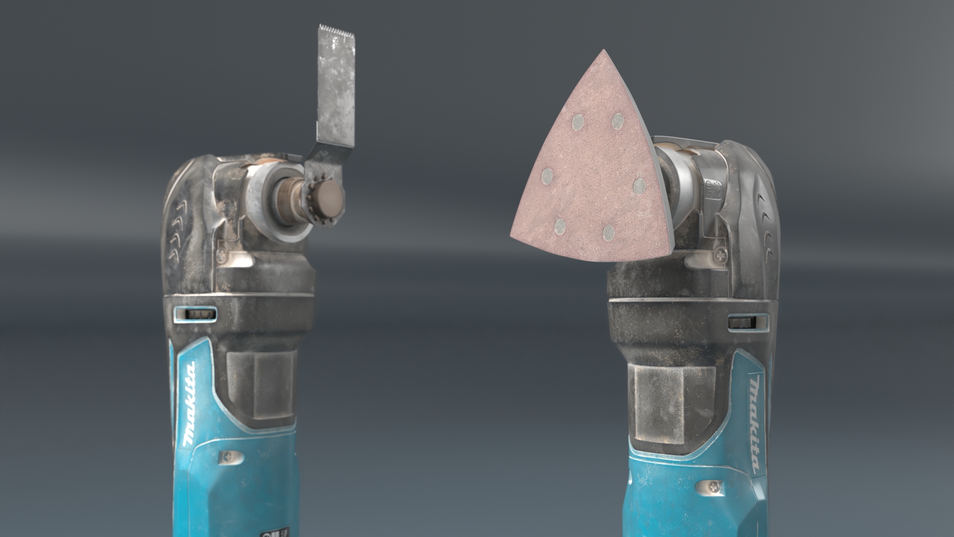 Makita Oscillating Multi Tool Used 3D model