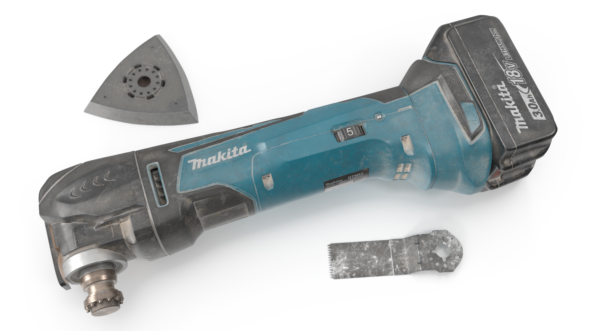 Makita Oscillating Multi Tool Used 3D model